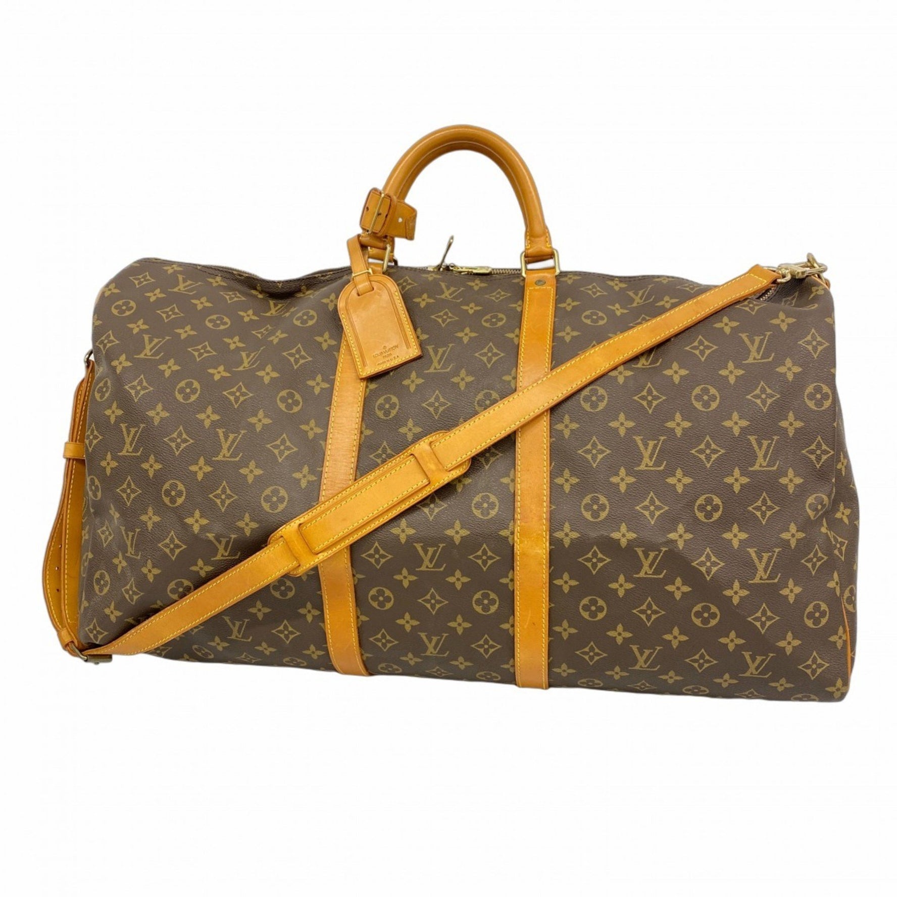 Louis Vuitton Monogram Keepall Bandouliere 60 Boston Bag Men's and