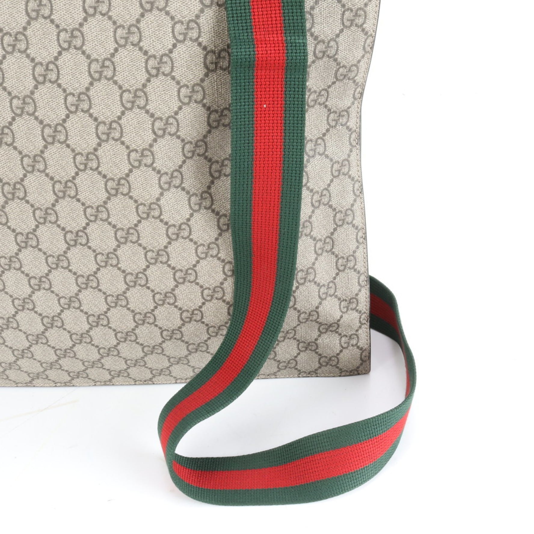 Gucci GG Supreme Sherry Line Leather Tote Bag, Crossbody Shoulder Bag