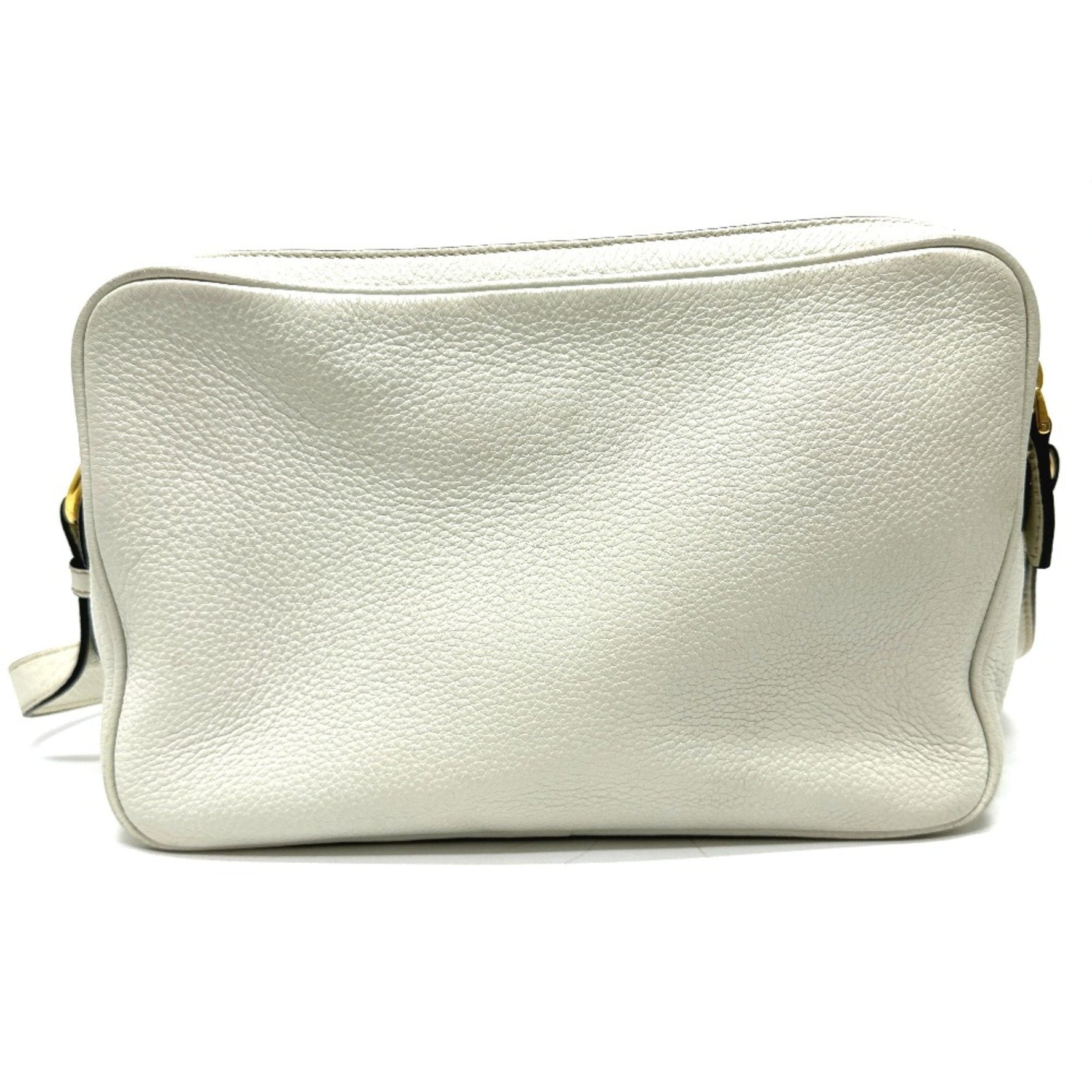 PRADA Crossbody Pochette bag Double zipper bag Shoulder Bag GoldHardware