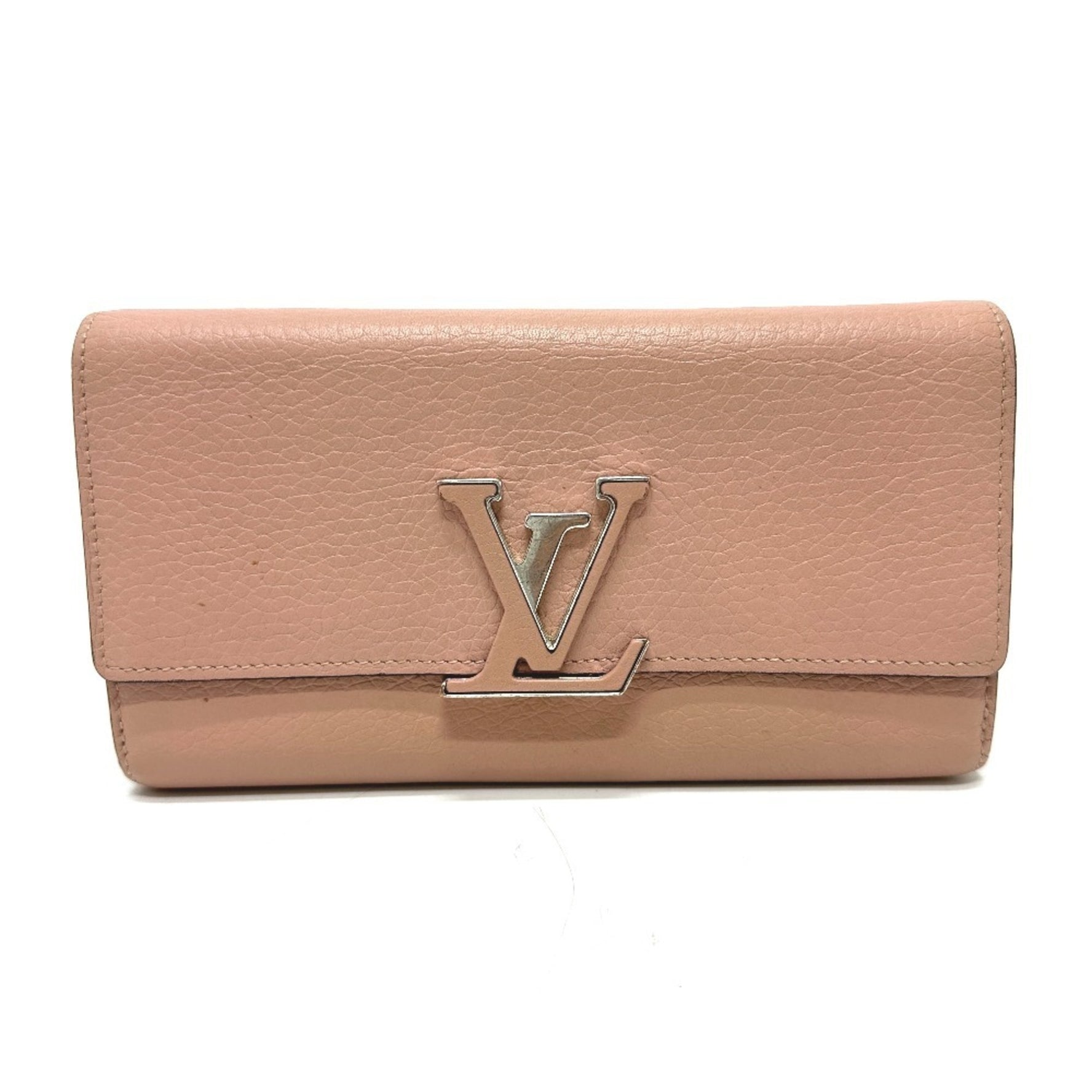Louis Vuitton Portefeuille Capucines Wallet Long Flap Leather