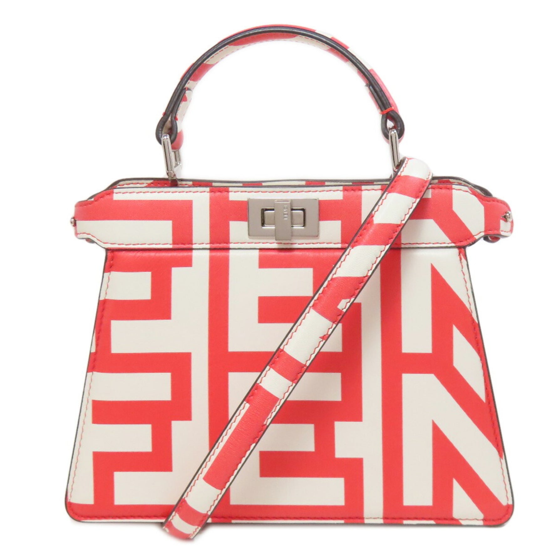 Fendi Marc Jacobs Collaboration Peekaboo I See You Handbag Calfskin