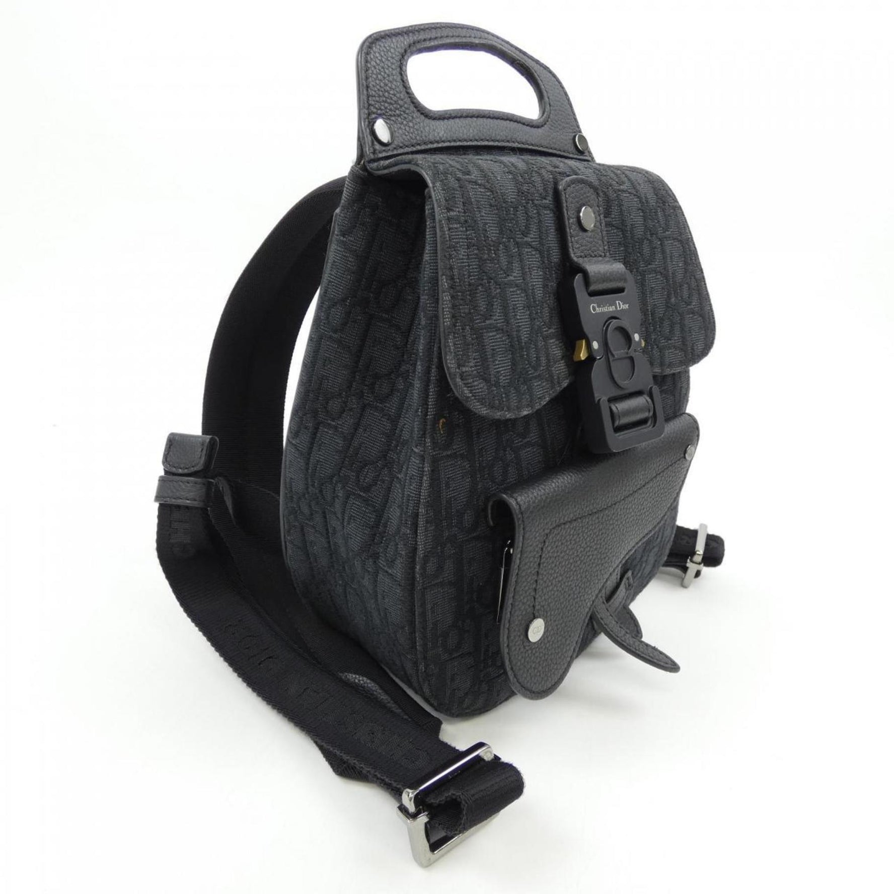 Christian Dior Dior Gallop Oblique Jacquard Backpack