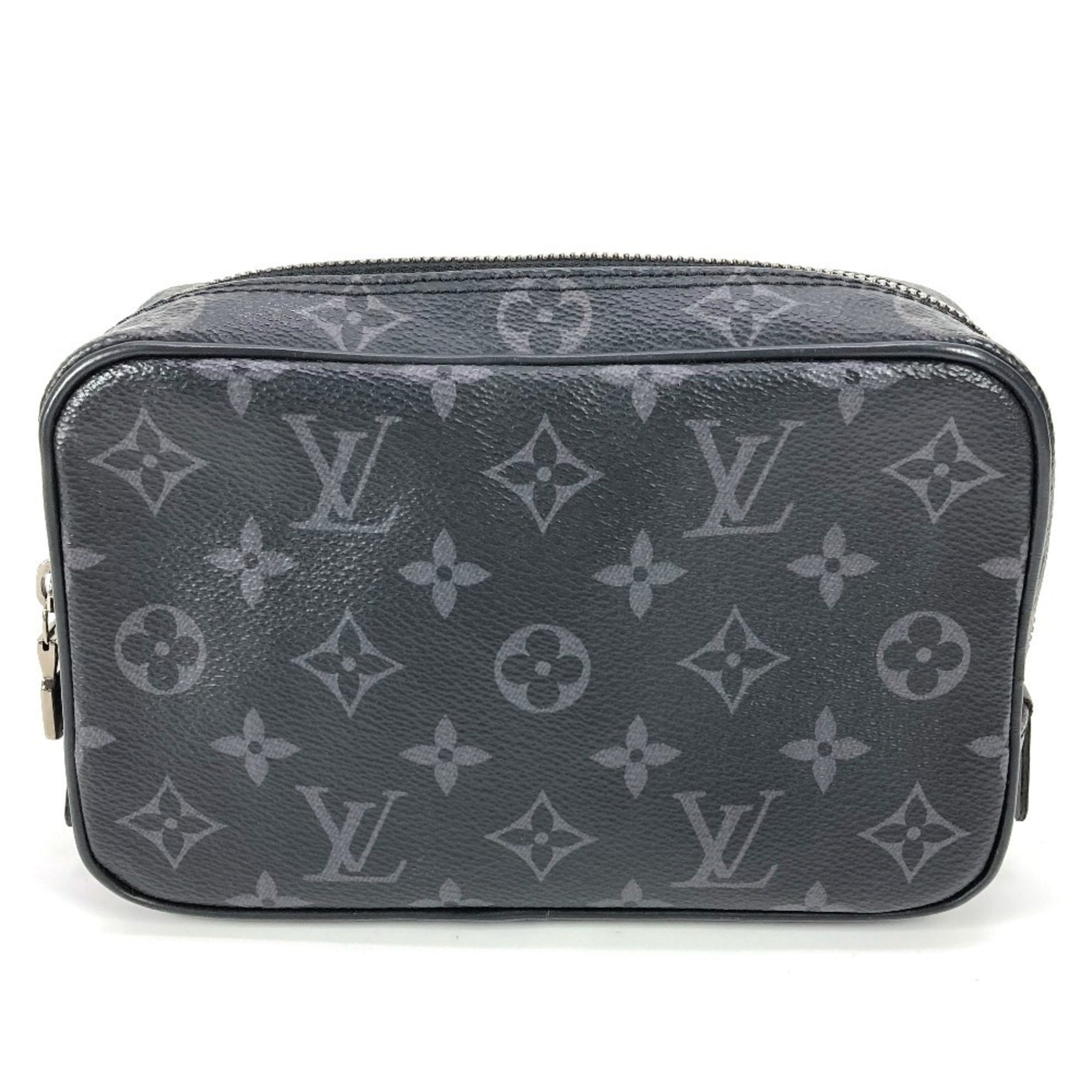 Louis Vuitton Monogram Eclipse True Toilette PM Second Bag Clutch Multi-Pouch Pouch Canvas Men's