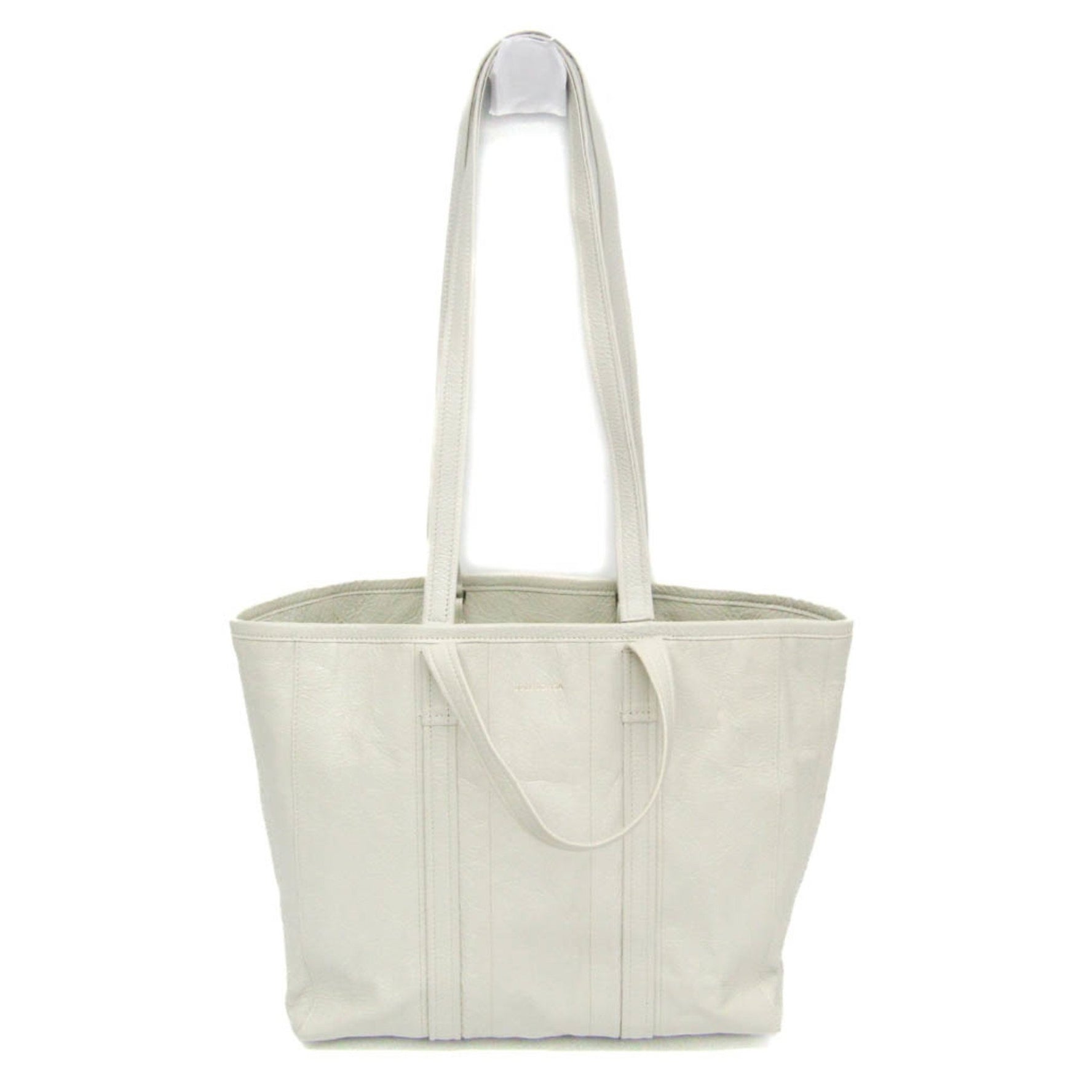 Balenciaga Barbes Medium Shopper Men,Women Leather Tote Bag