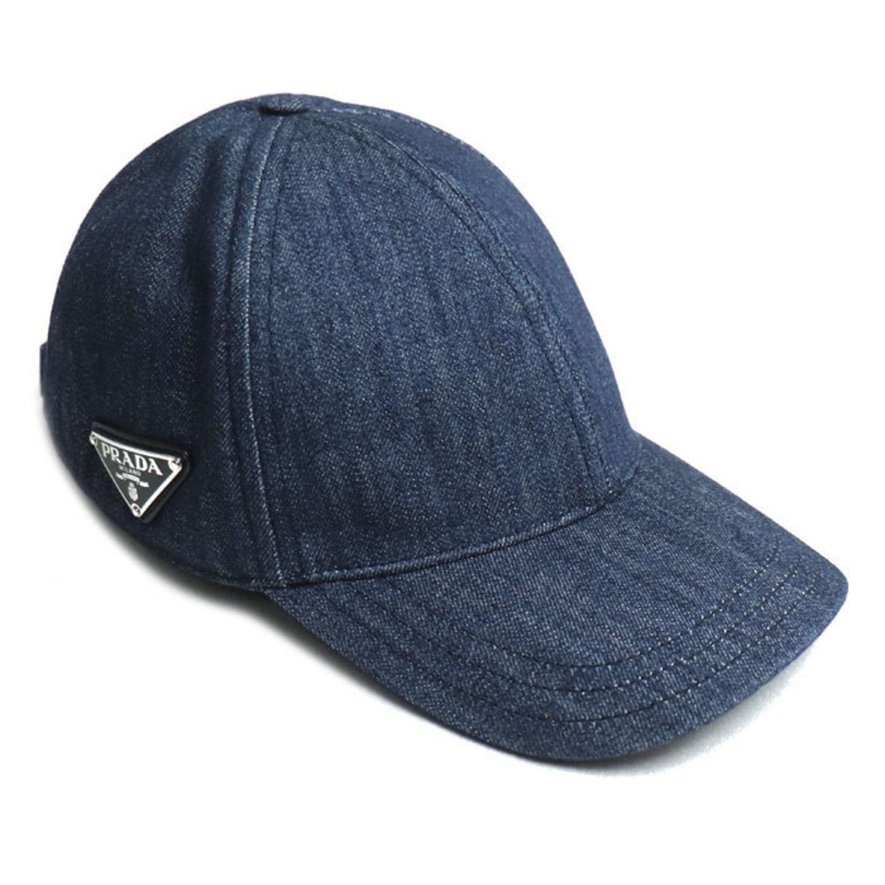 PRADA Denim Baseball Cap M Unisex