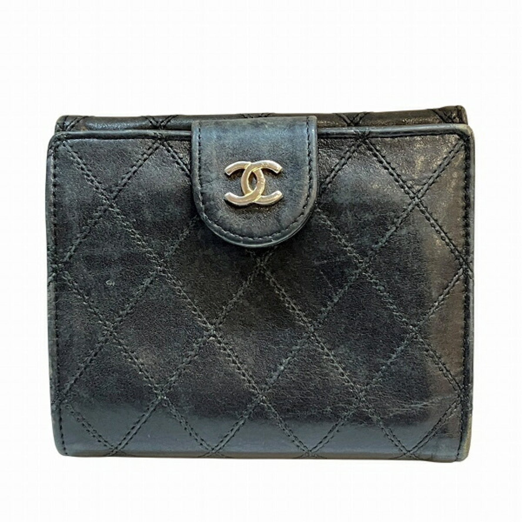 Chanel Bicolor CC Mark Bifold Wallet