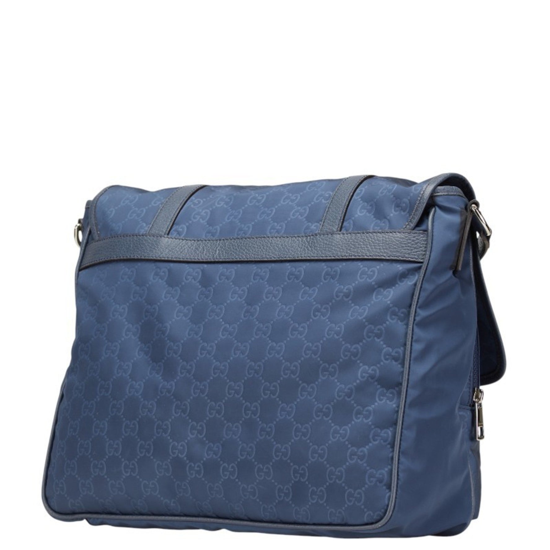 Gucci GG Nylon Shoulder Bag Leather