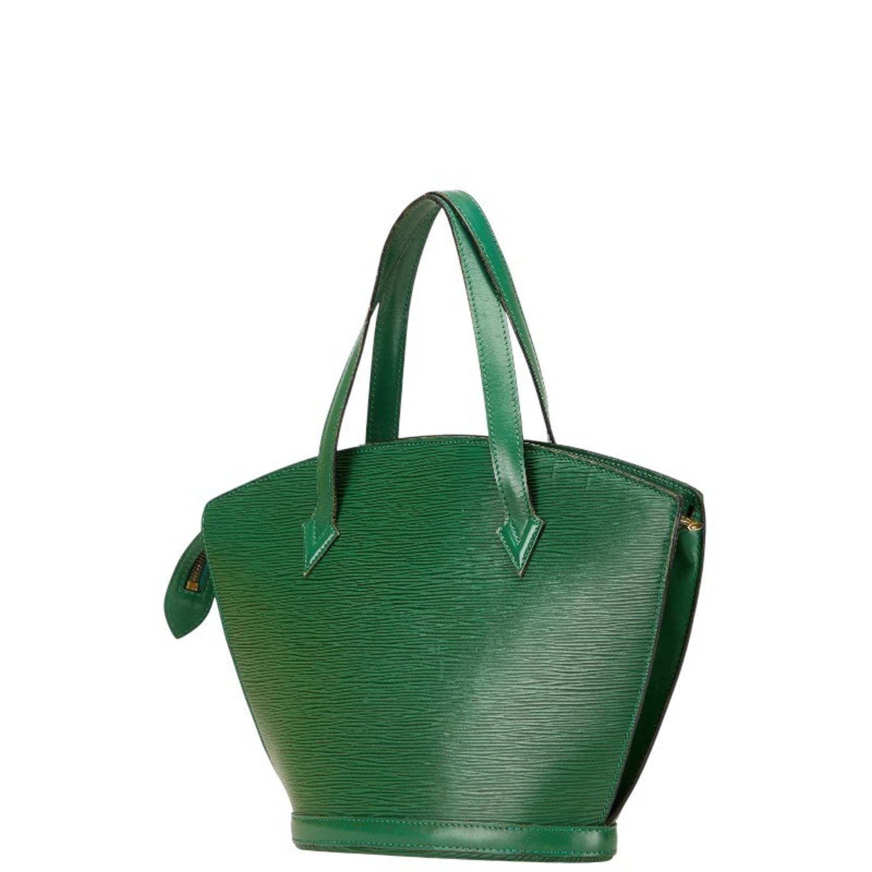 Louis Vuitton Epi Saint-Jacques Handbag Borneo Green Leather LOUIS VUITTON