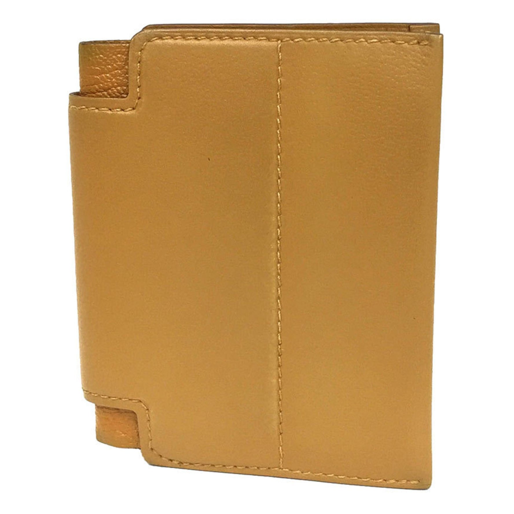 HERMES H Sport VERTICAL 24 Wallet SESAME/CARAMEL Z Stamp