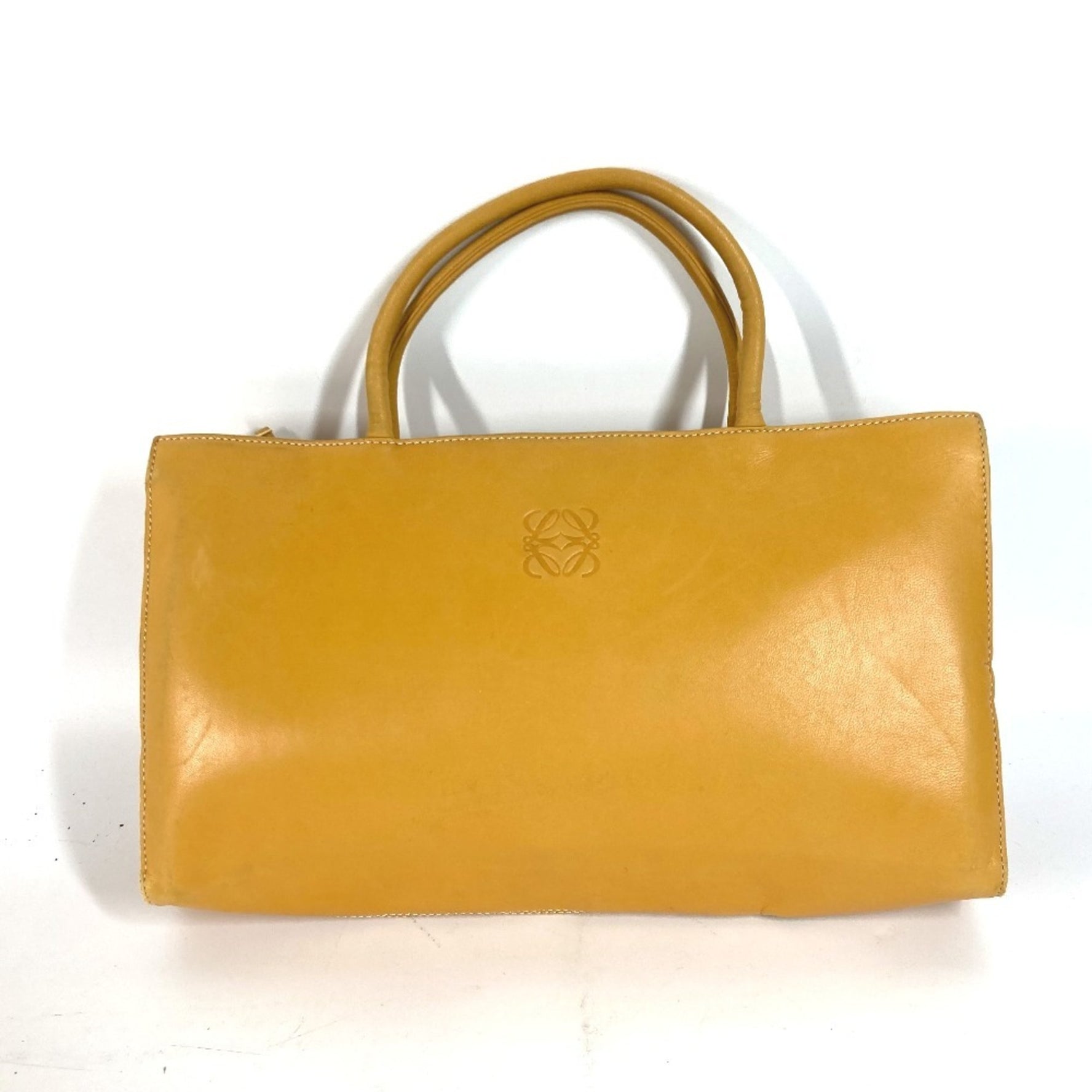 LOEWE Amazona Logo Handbag Tote Bag Leather