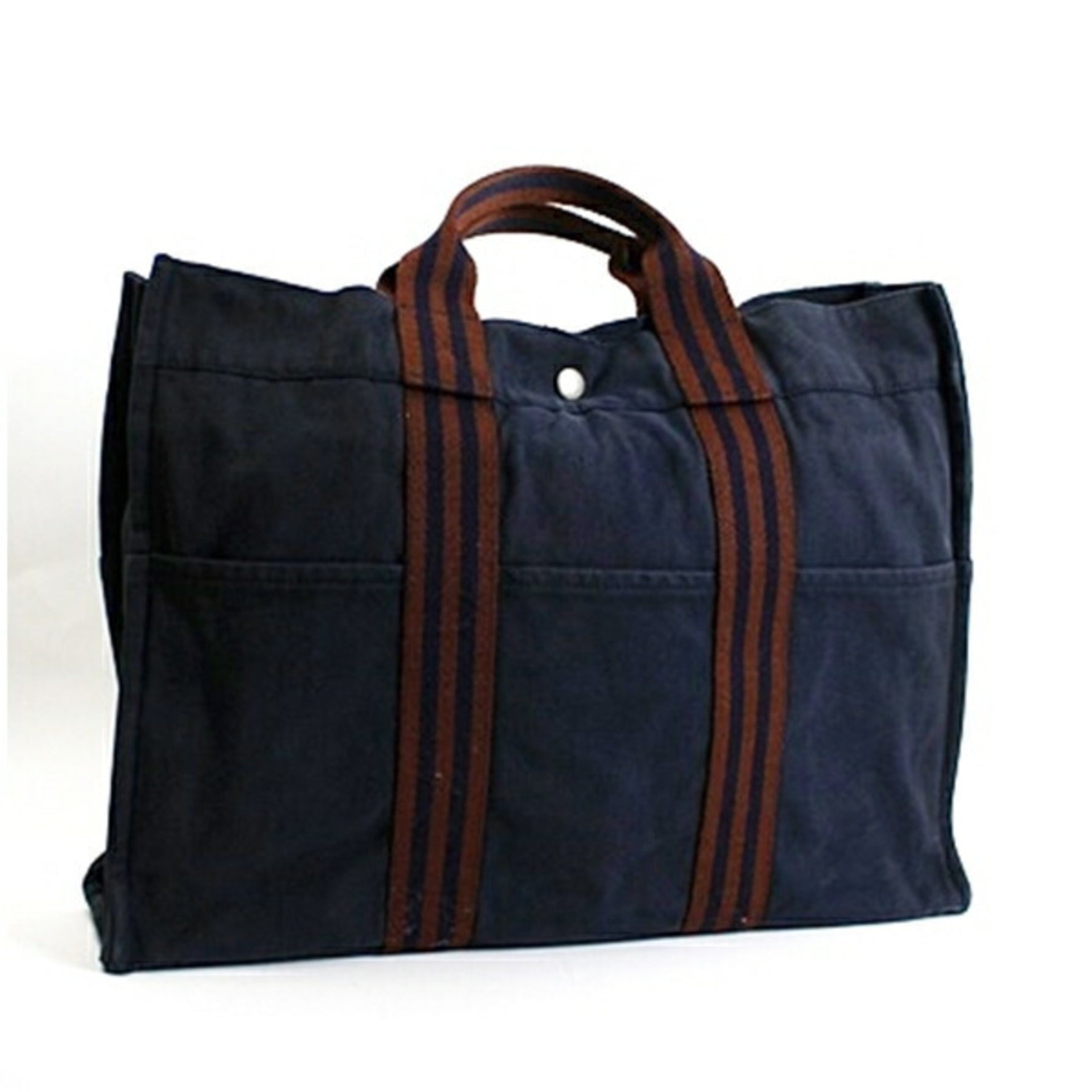 Hermes Foul Tote MM Canvas Bag Men's Unisex size available