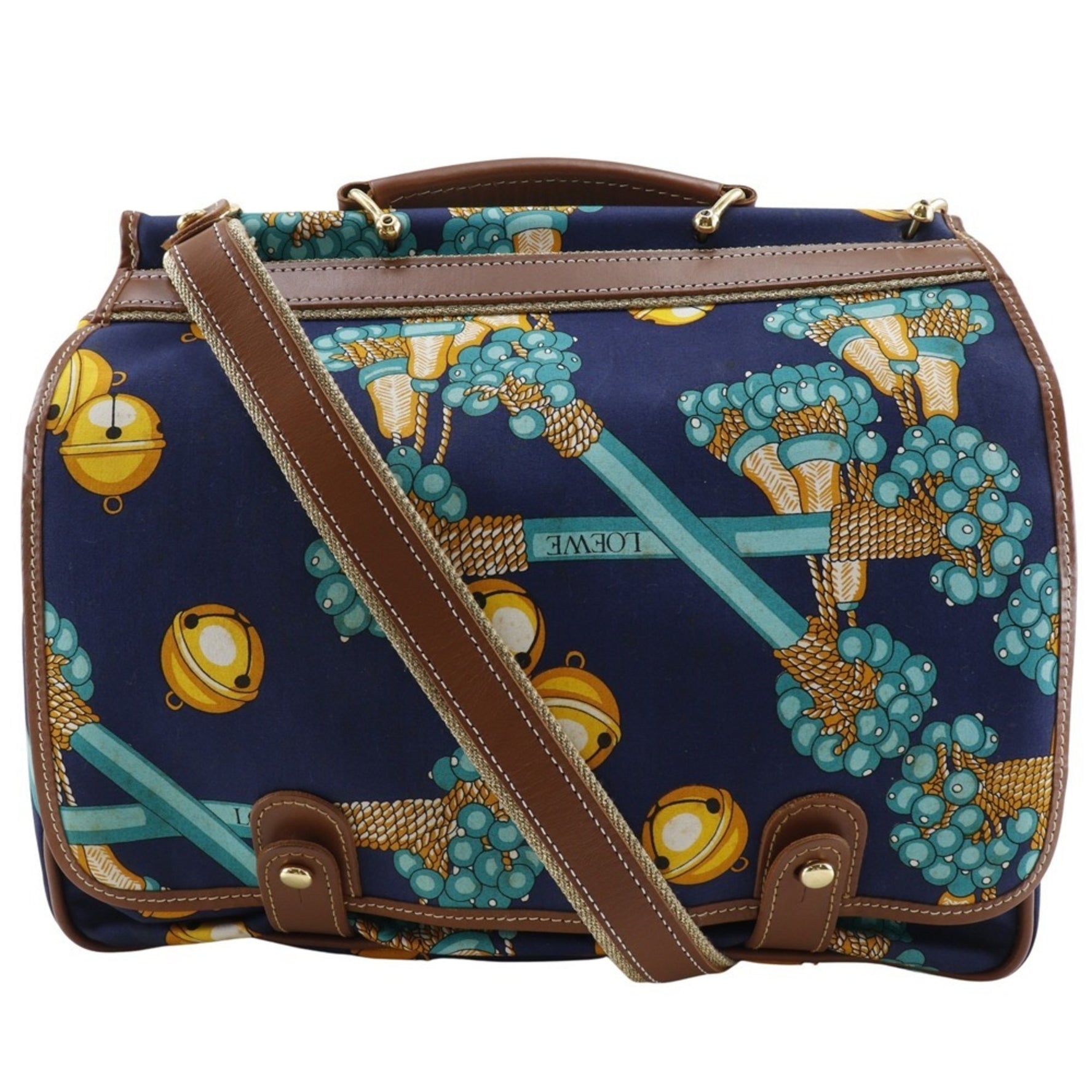 LOEWE Collection Line Shoulder Bag COLECCION JEREZ Canvas Flap