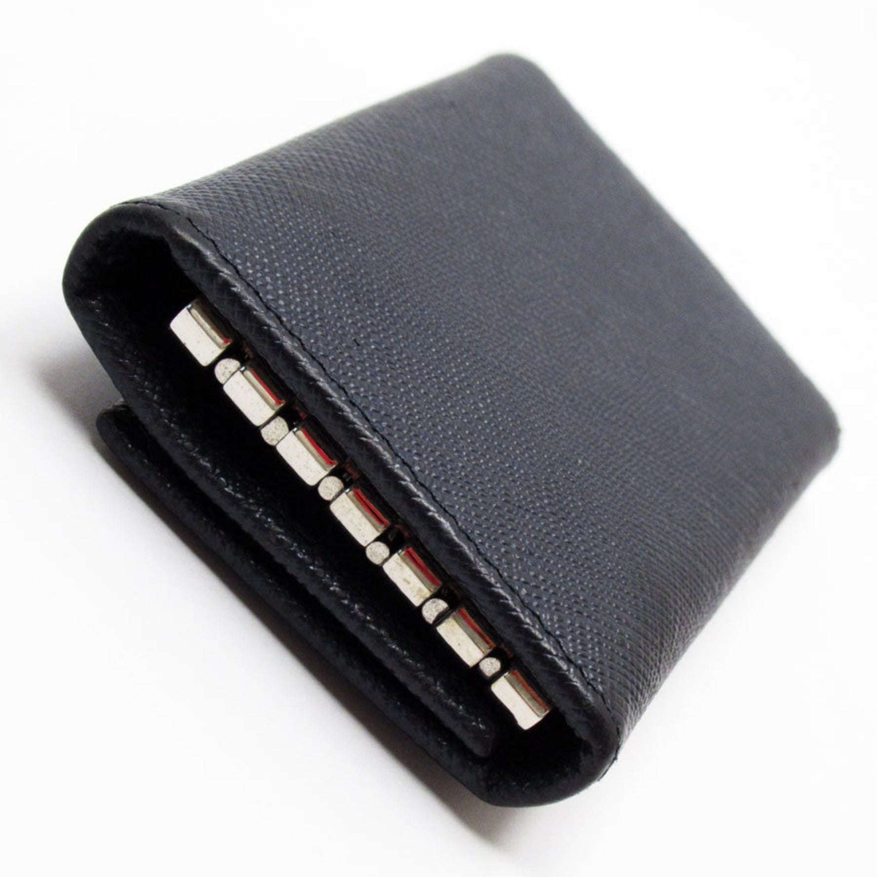 PRADA key case leather