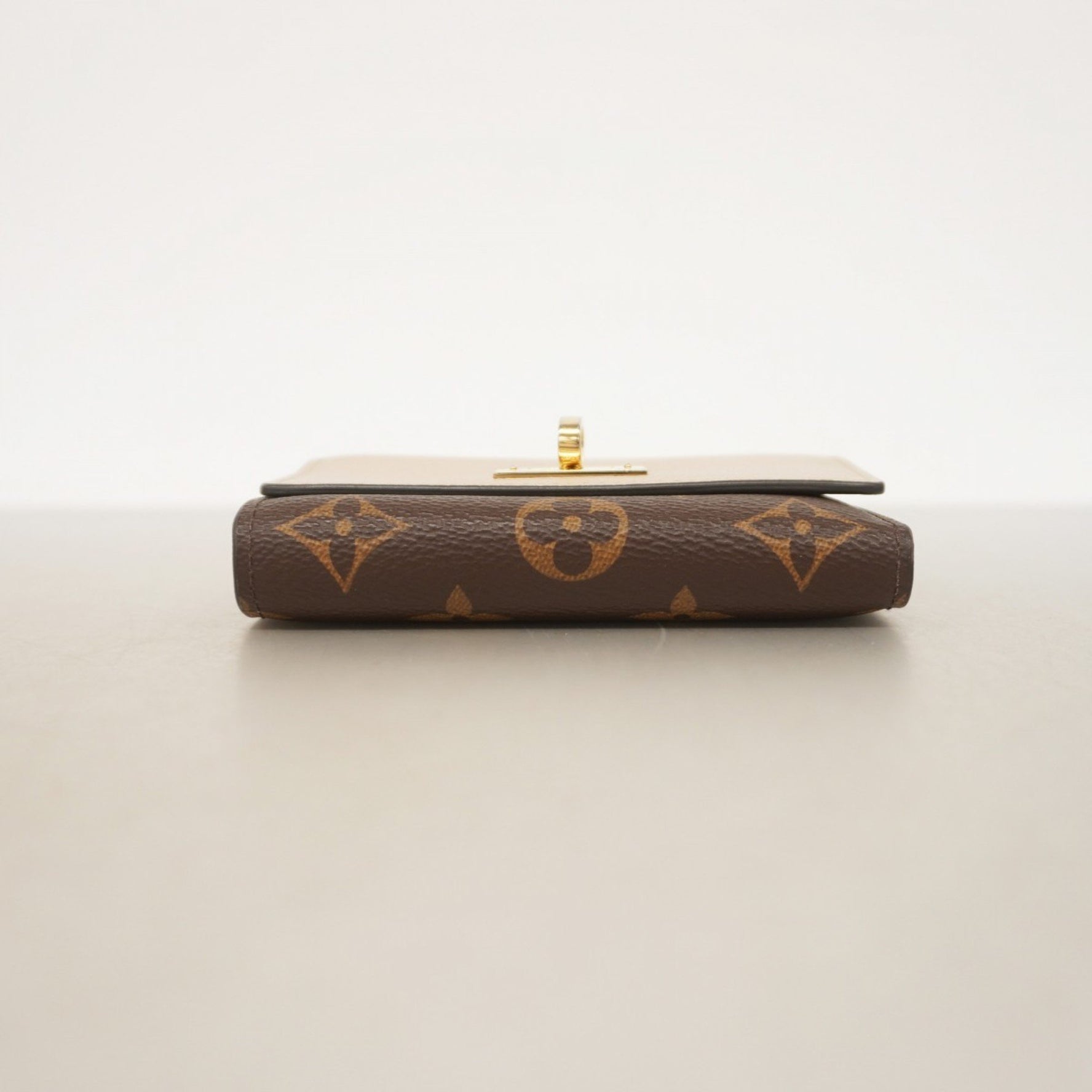 Louis Vuitton Monogram Victorine Tri-fold Wallet in Greige