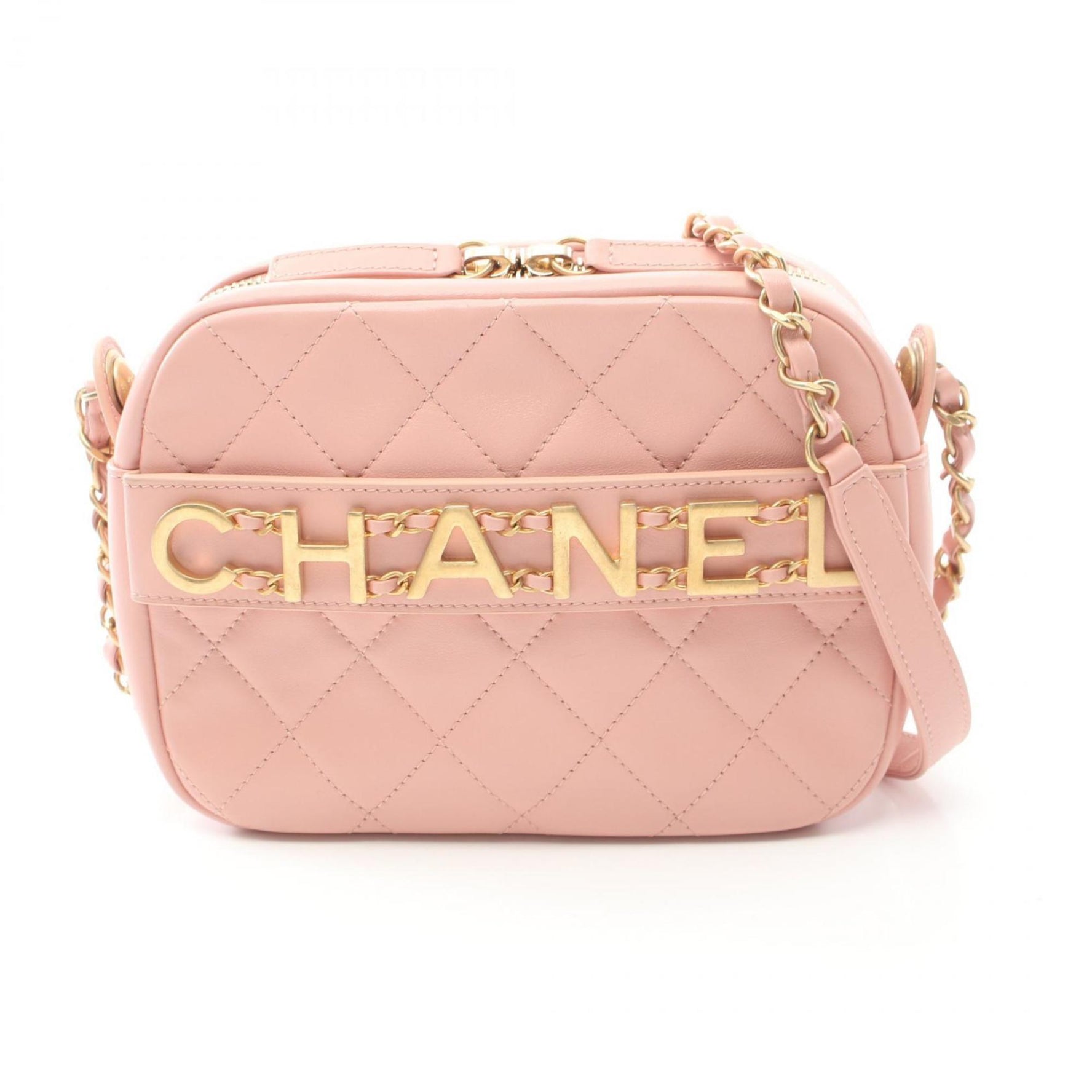 CHANEL Matelasse Camera Bag Shoulder Leather