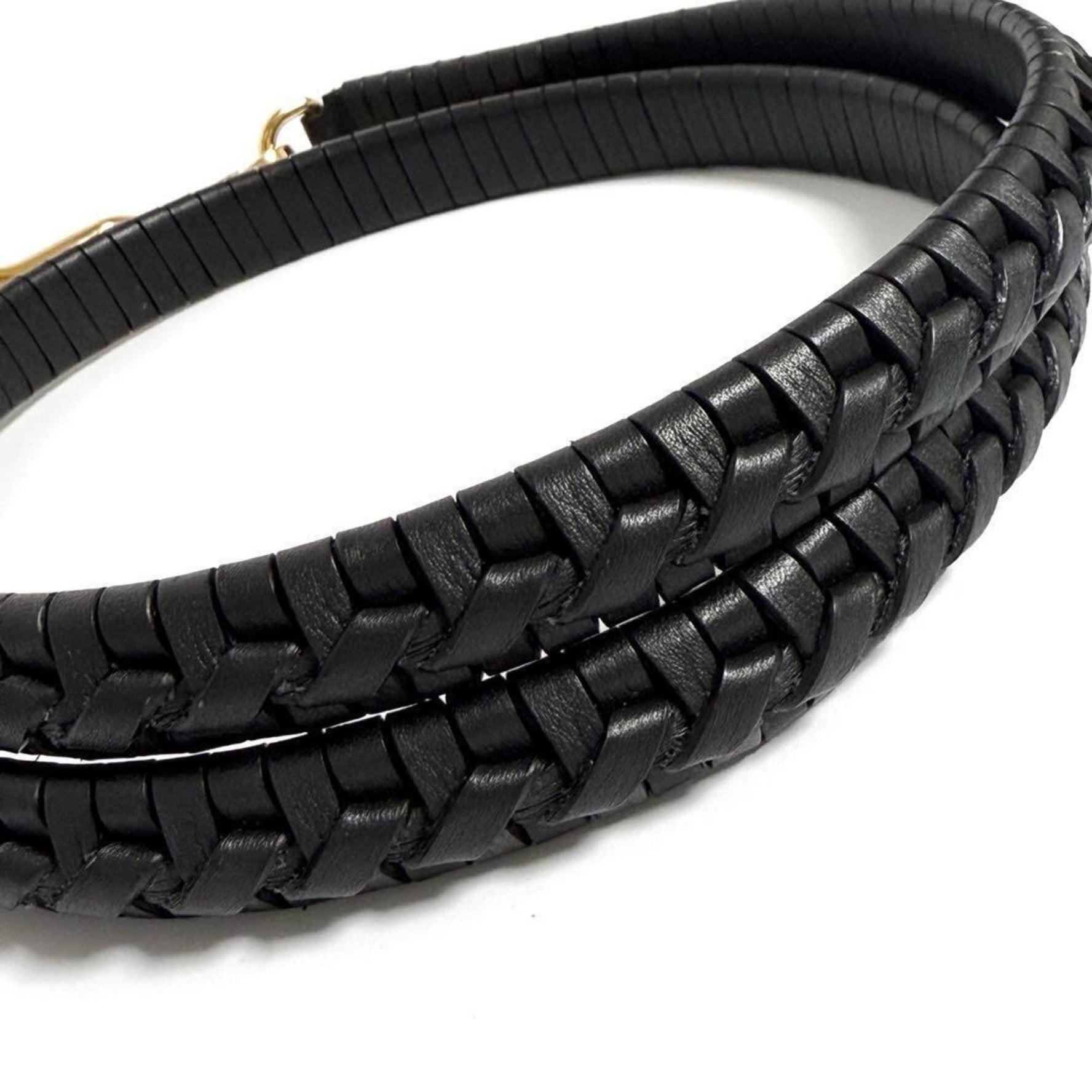 Loewe Woven Spiral Shoulder Strap Black