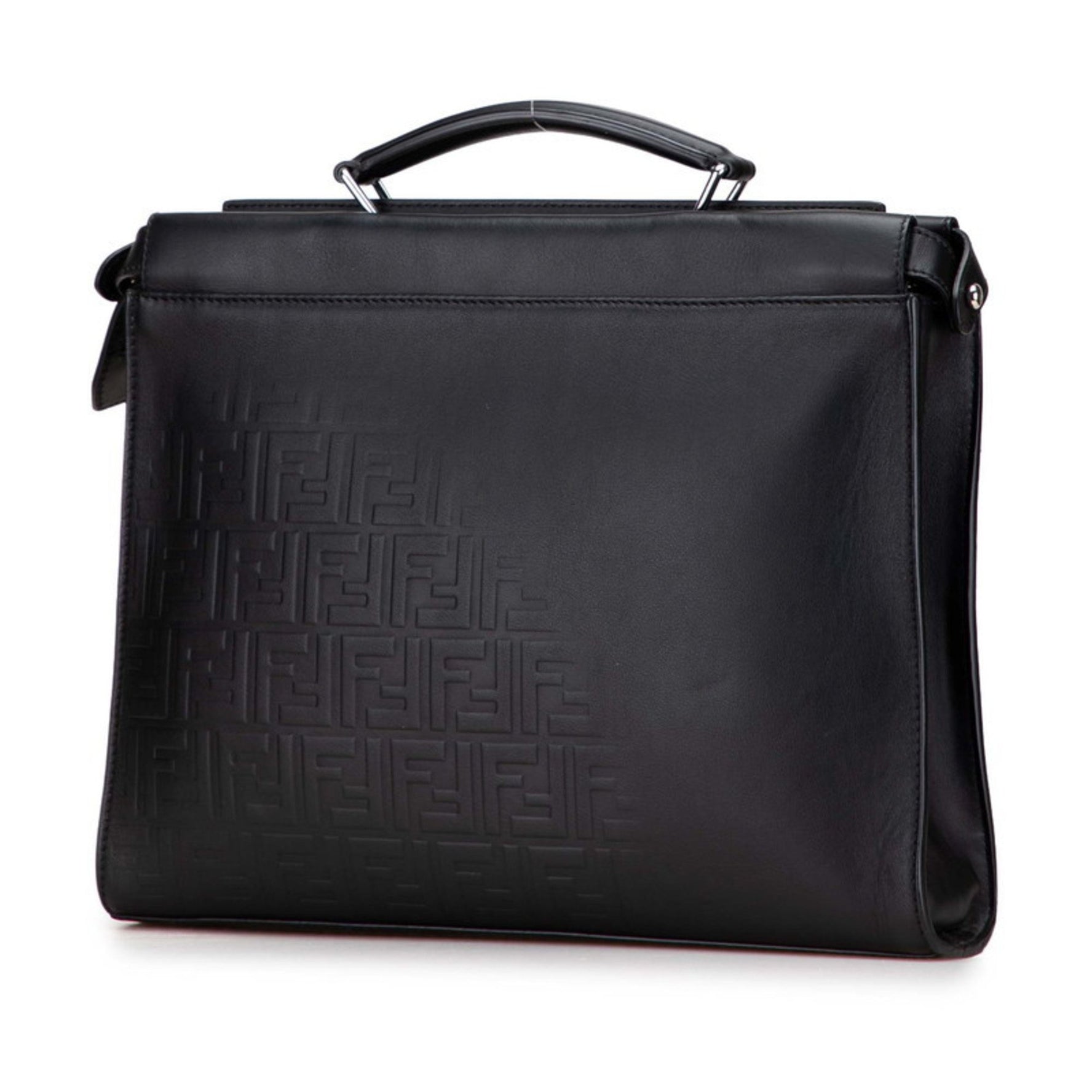 Fendi Zucca Peekaboo Business Bag/Shoulder Bag, Leather