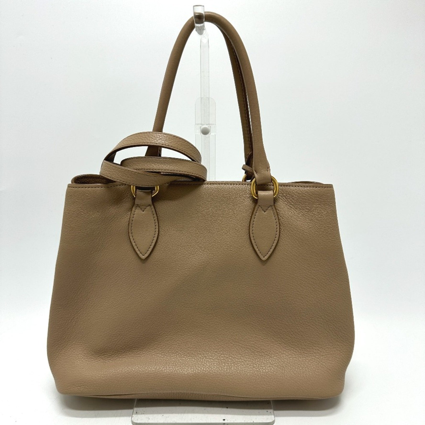 PRADA logo Shoulder Bag Hand Bag