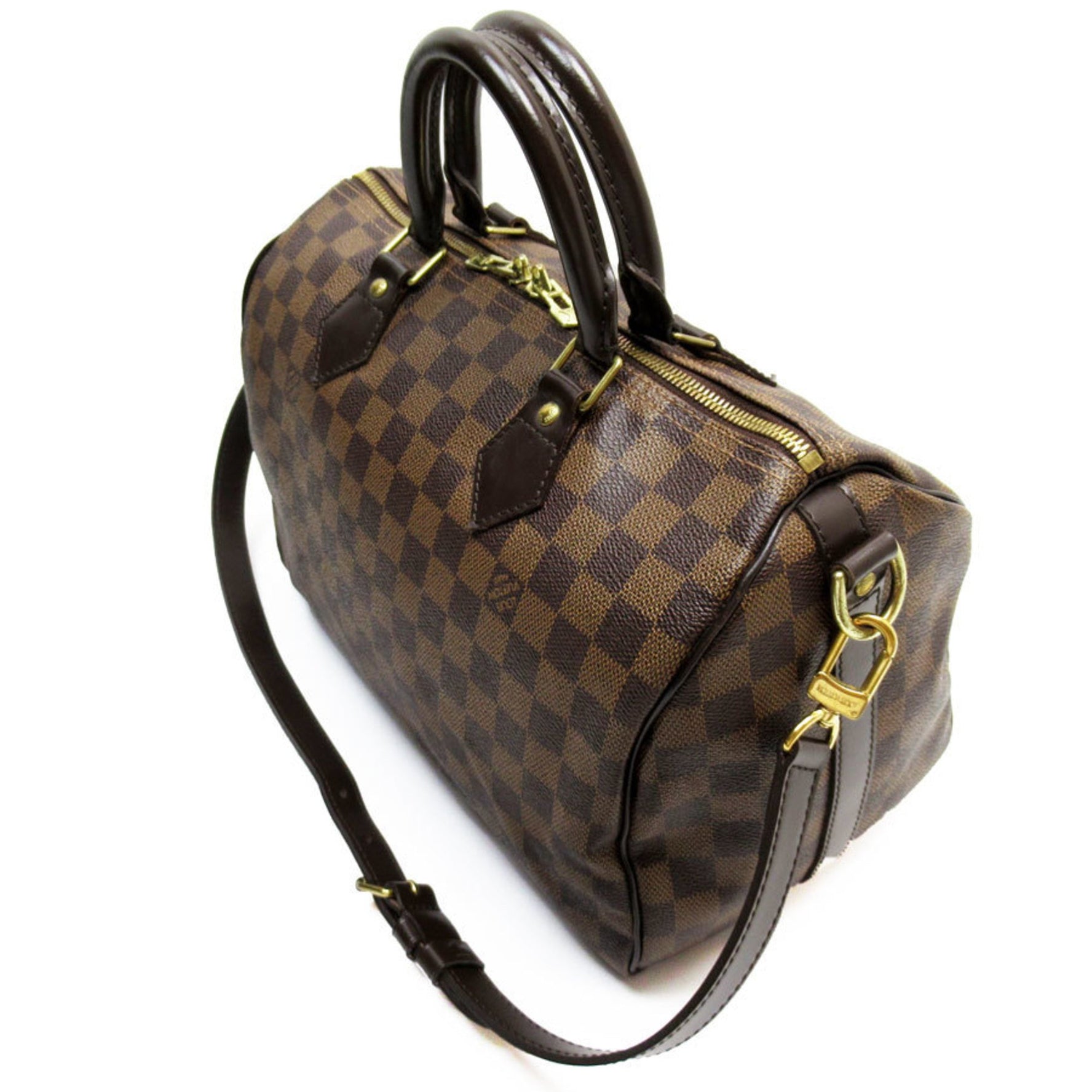 Louis Vuitton Handbag Shoulder Bag Damier Speedy Bandouliere 30 Canvas Ebene