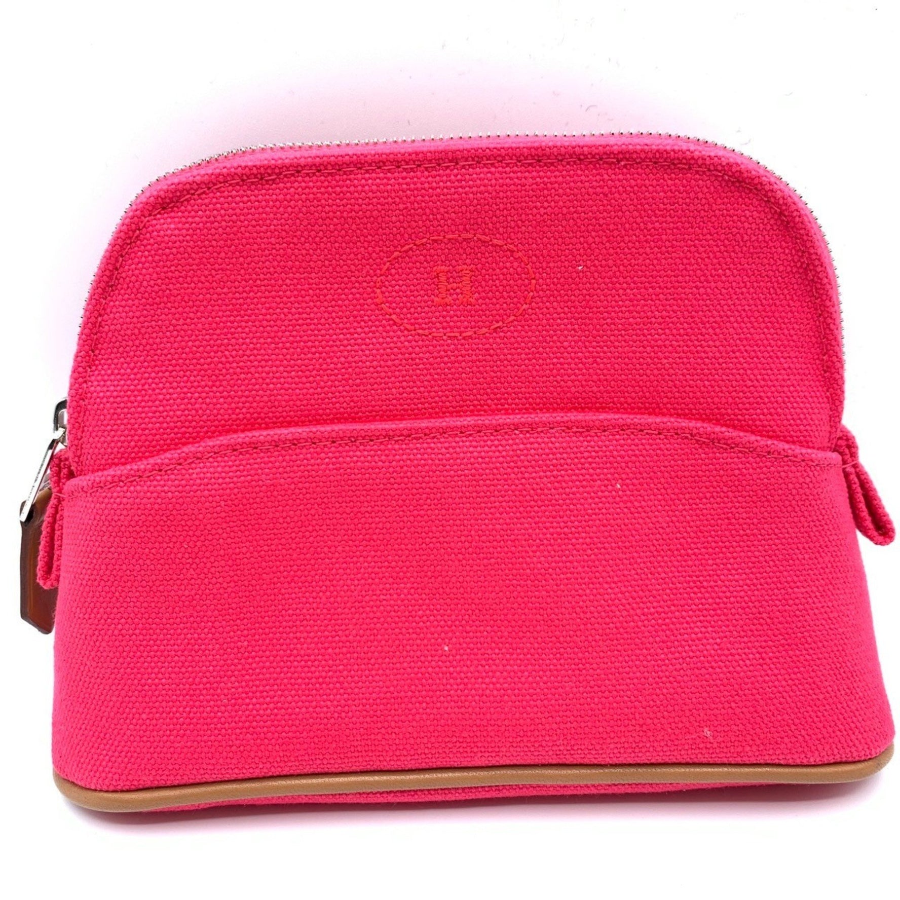 Hermes Bolide Pouch Mini 16 Canvas Hibiscus