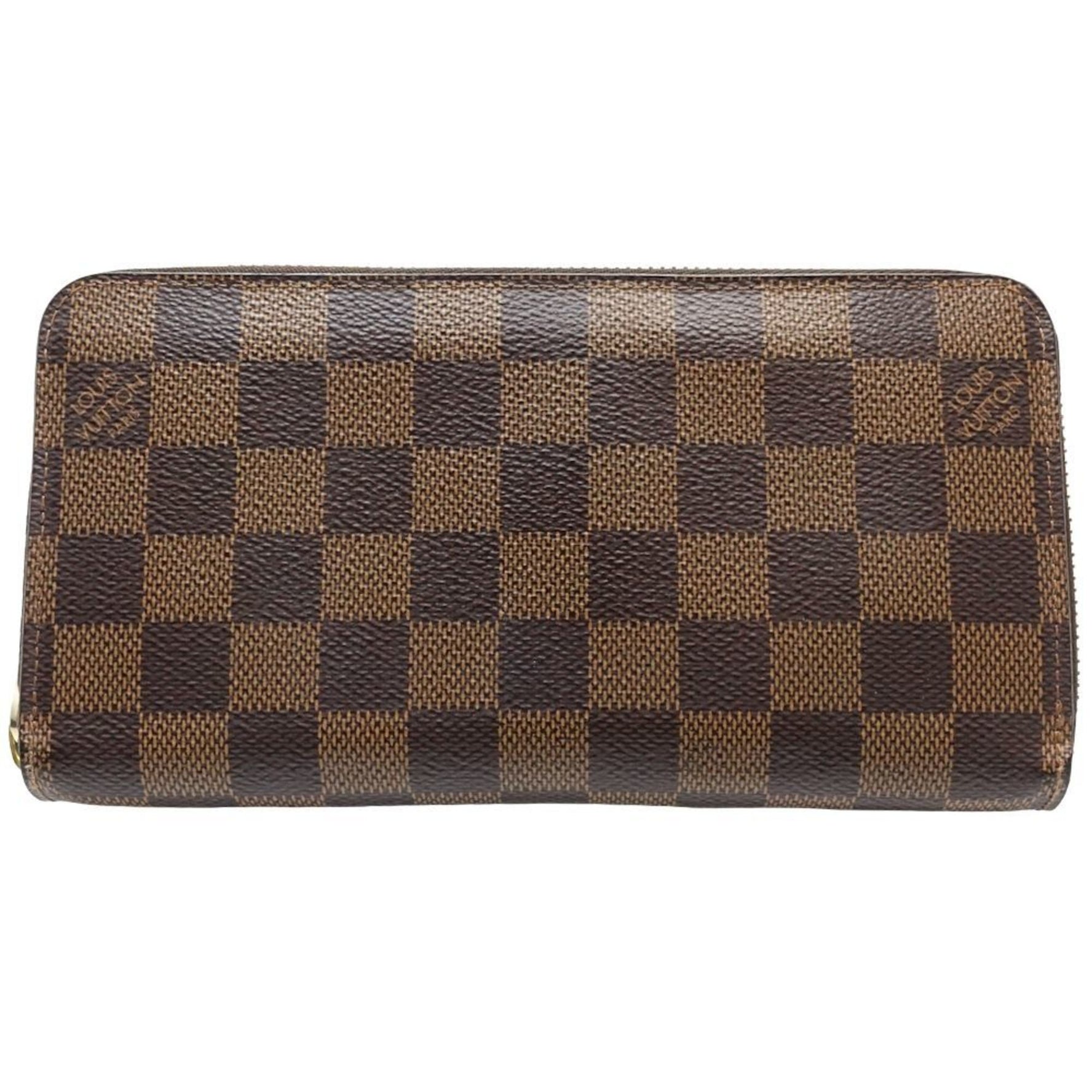 Louis Vuitton Damier Long Wallet Zippy Ebene Rose Ballerine
