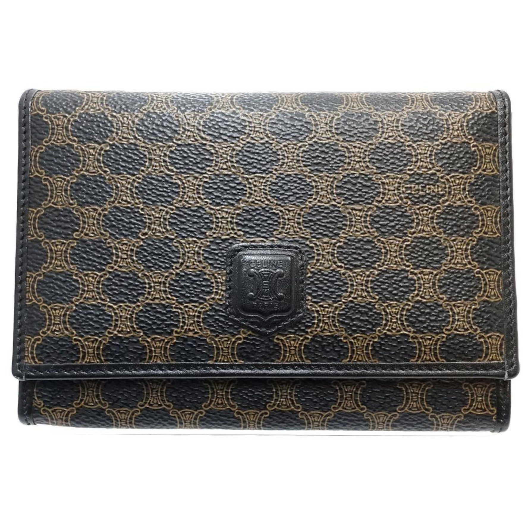 CELINE Macadam x Leather Black