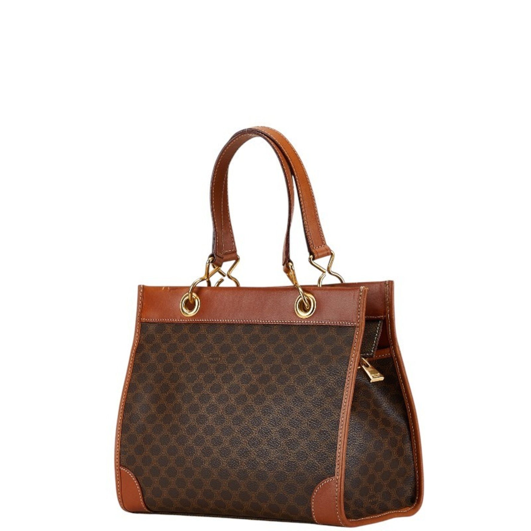 Celine Macadam Handbag Tote Bag PVC Leather