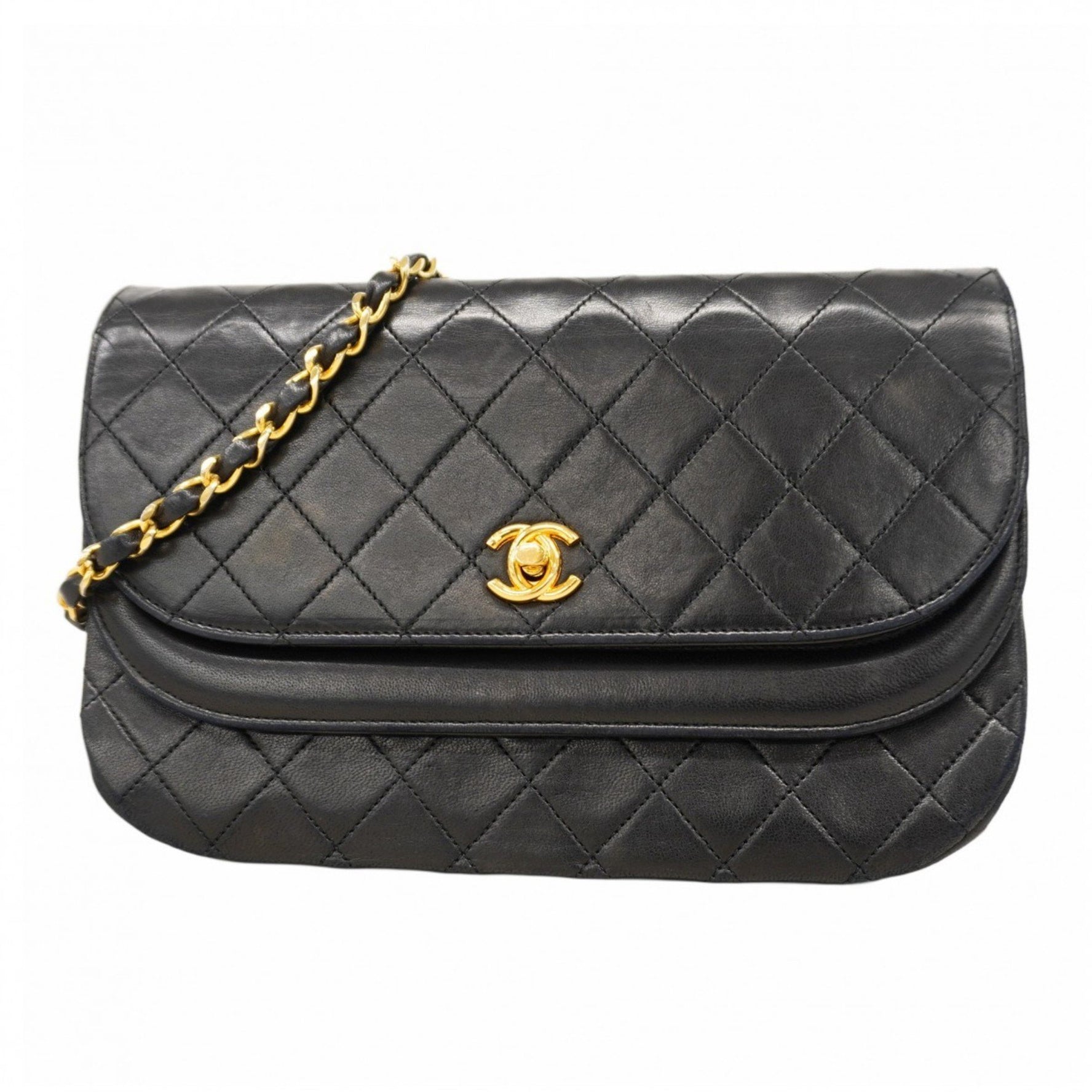 Chanel Matelasse Shoulder Bag with Chain Bag, Lambskin