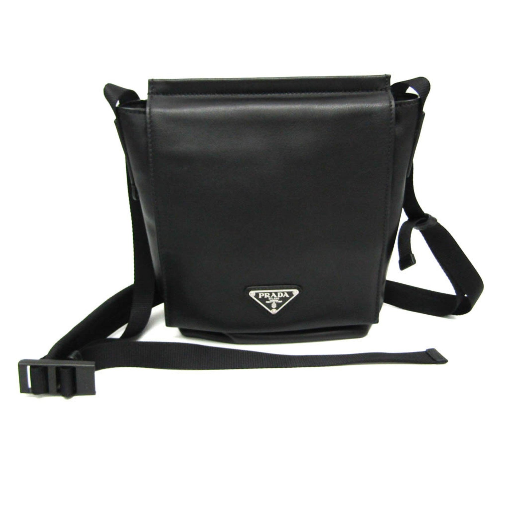 Prada Women,Men Leather Shoulder Bag