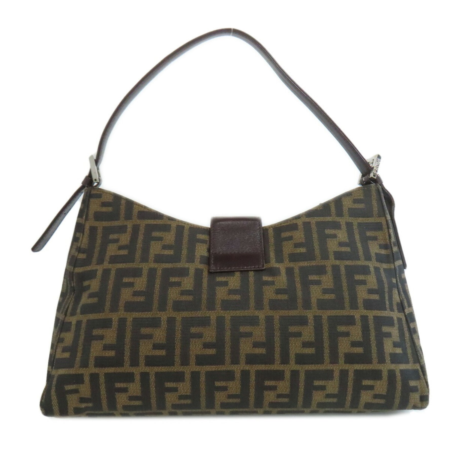 FENDI Mamma Bucket Shoulder Bag Canvas