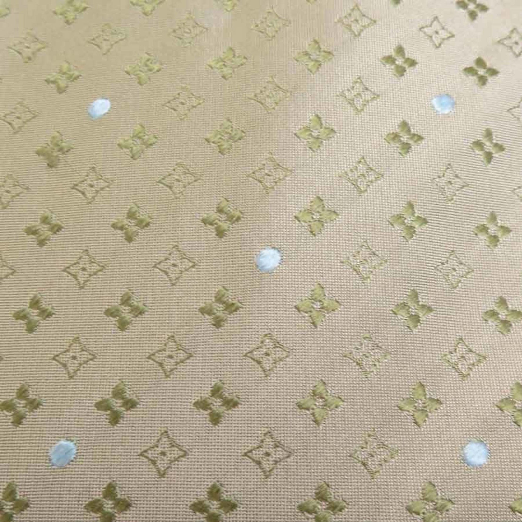 Louis Vuitton Silk Khaki Brown Necktie