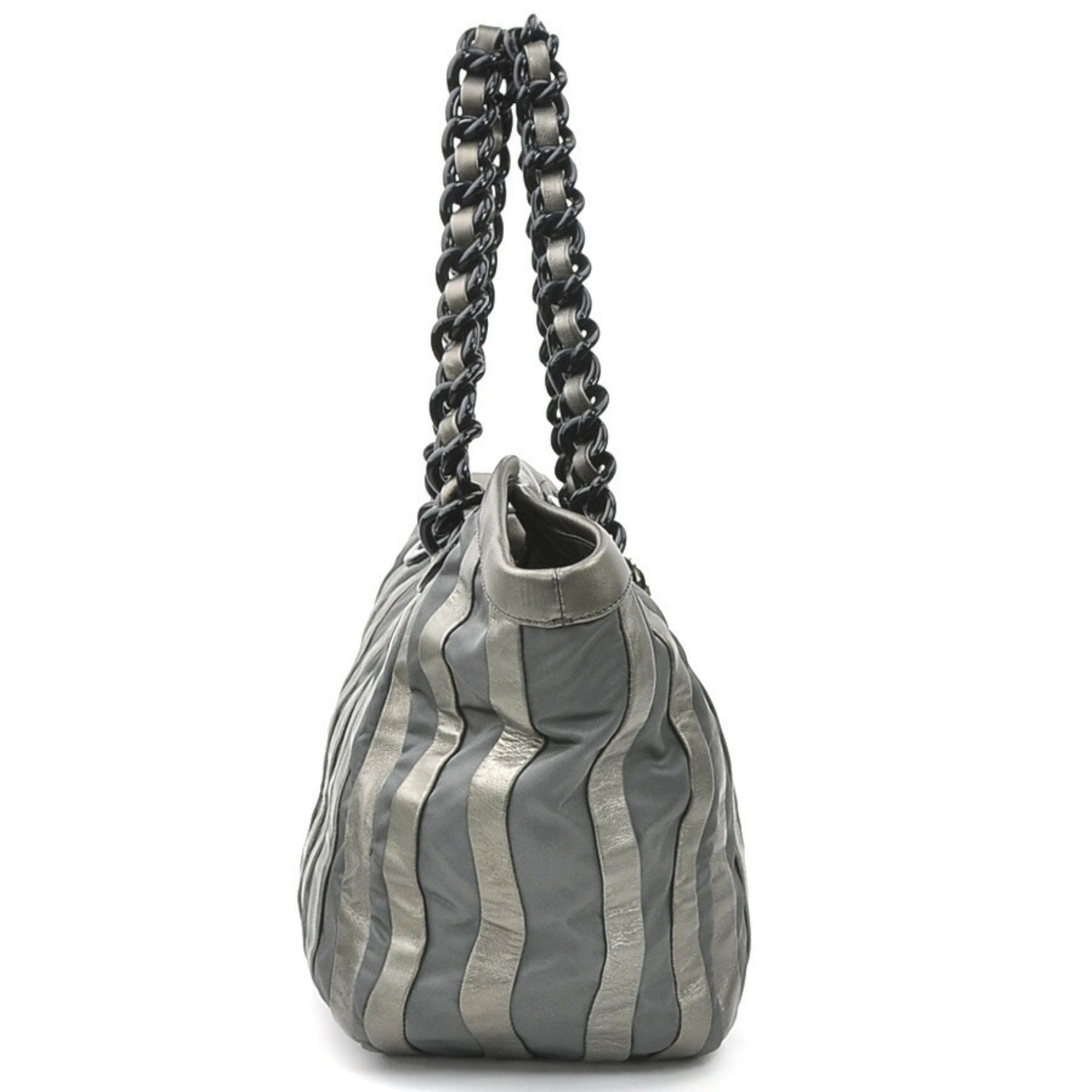 Prada handbag, nylon and leather