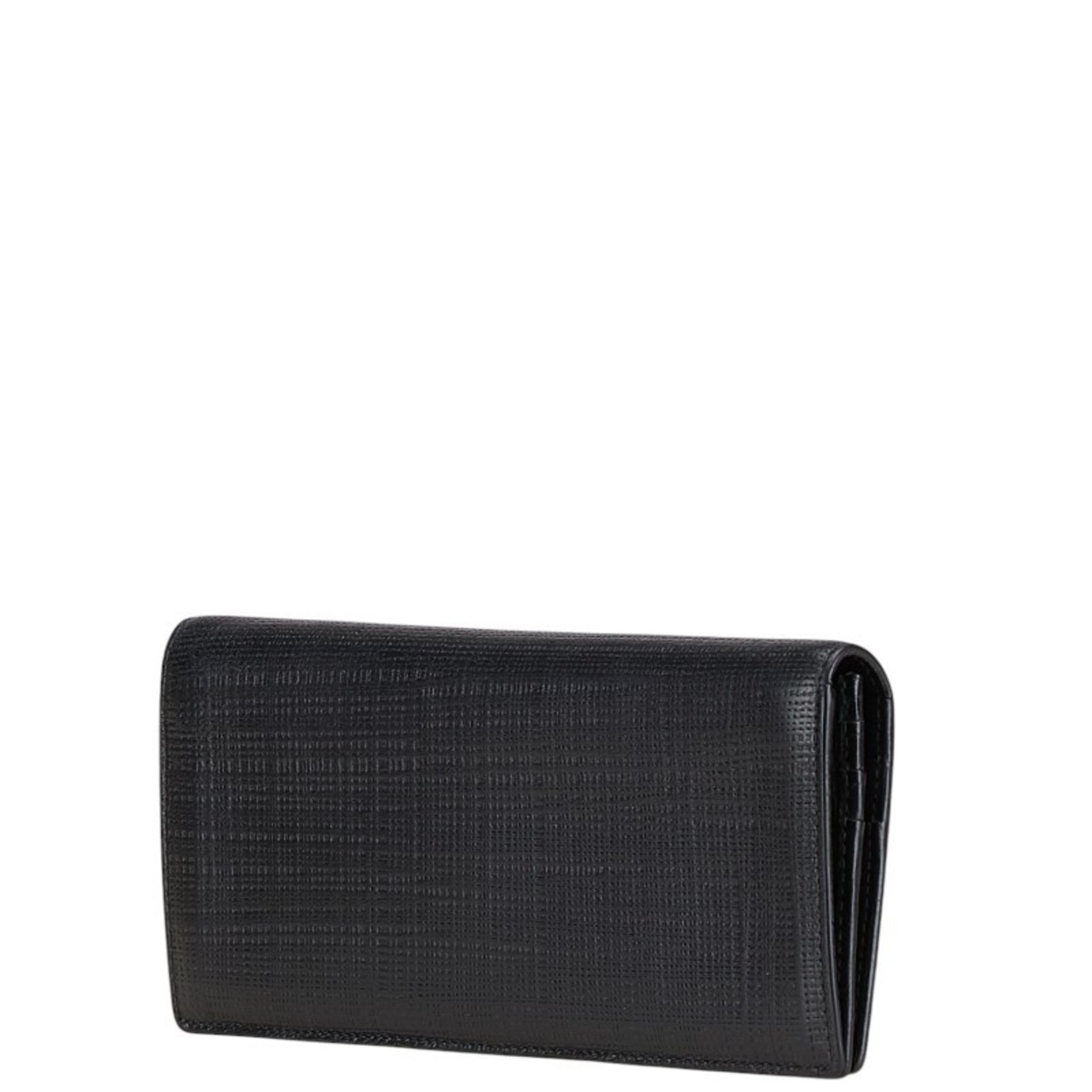 LOEWE Anagram Linen Bi-fold Wallet Leather