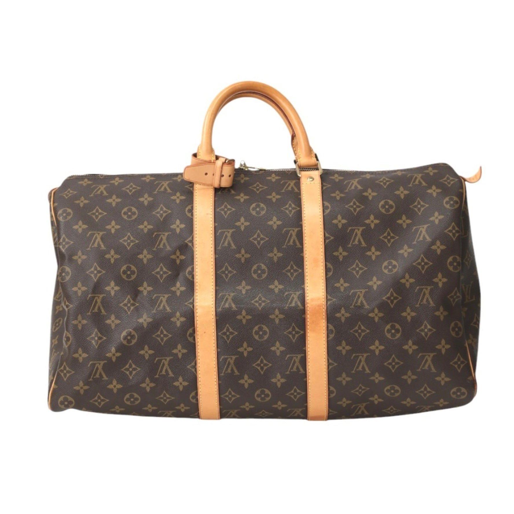Louis Vuitton Boston bag Travel Monogram Discontinued product Keepall 50 canvas