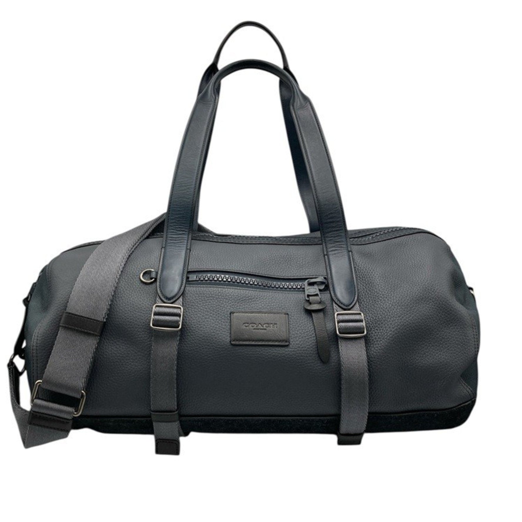 COACH Leather Boston Bag Handbag