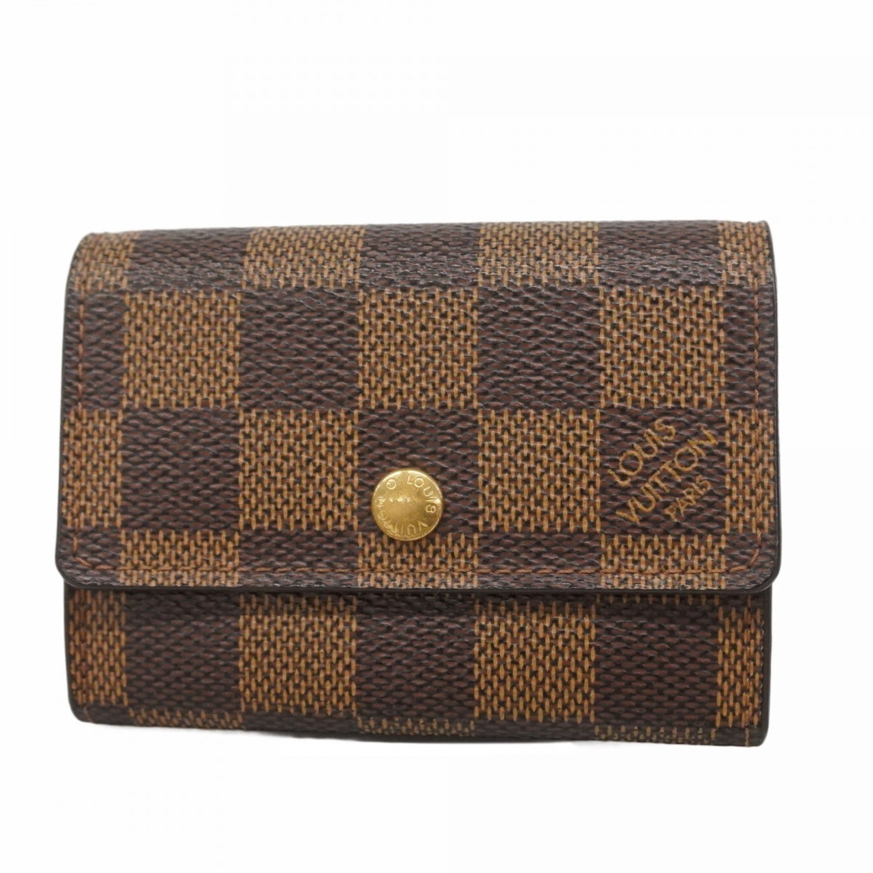 Louis Vuitton Damier Porte Monnaie Platter Wallet/Coin Case
