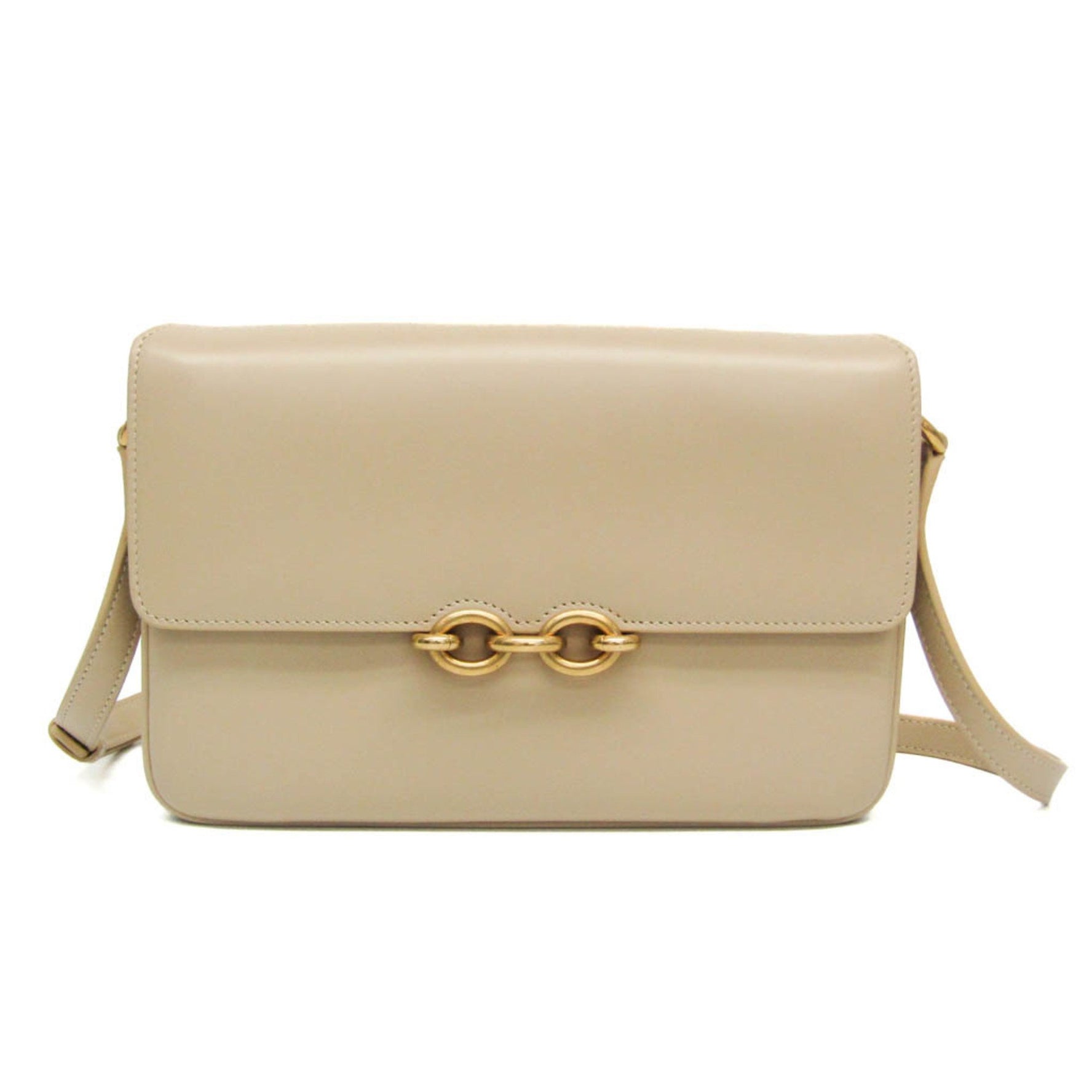 Saint Laurent Maillon Satchel Leather Shoulder Bag