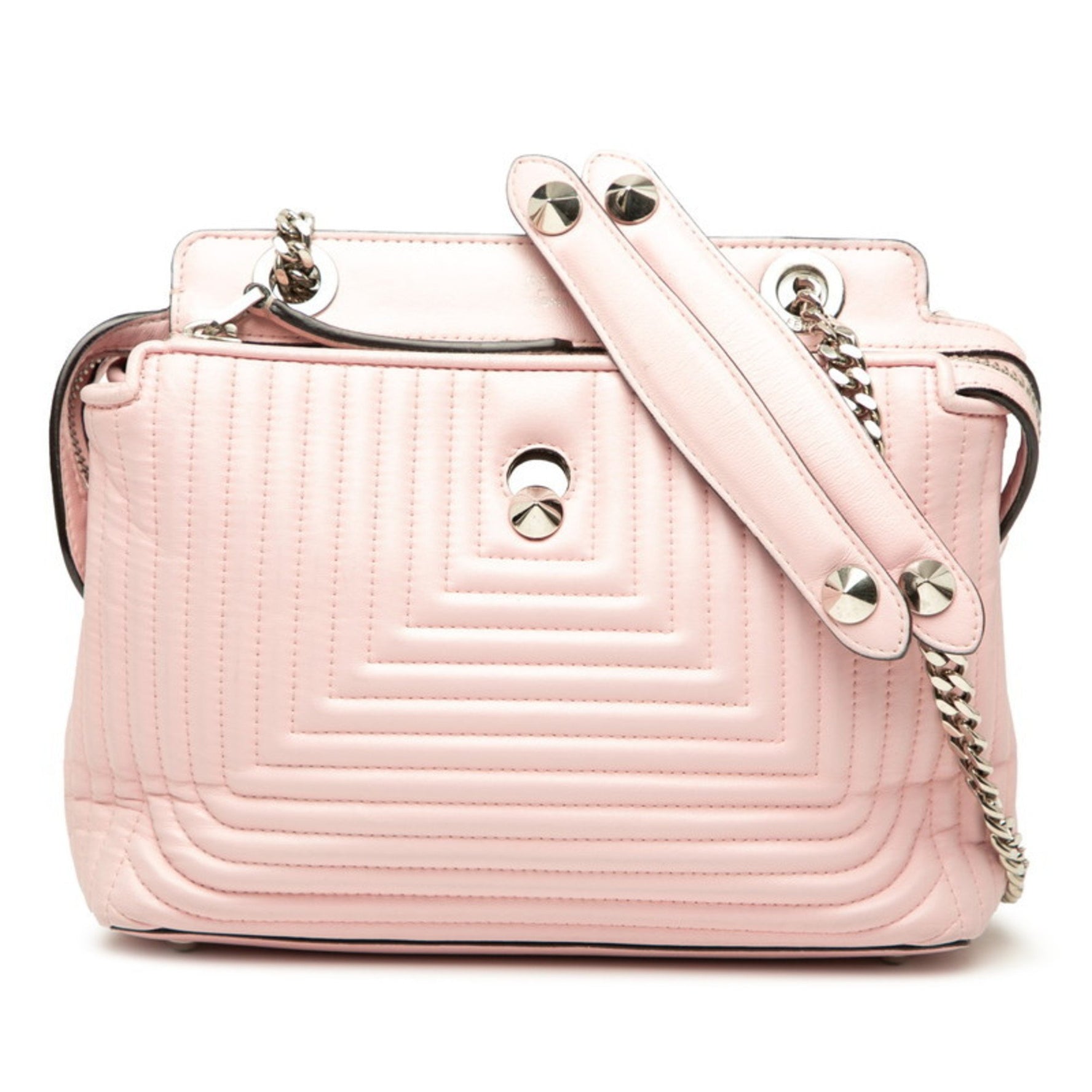 FENDI.com Click Chain Shoulder Bag Leather FENDI