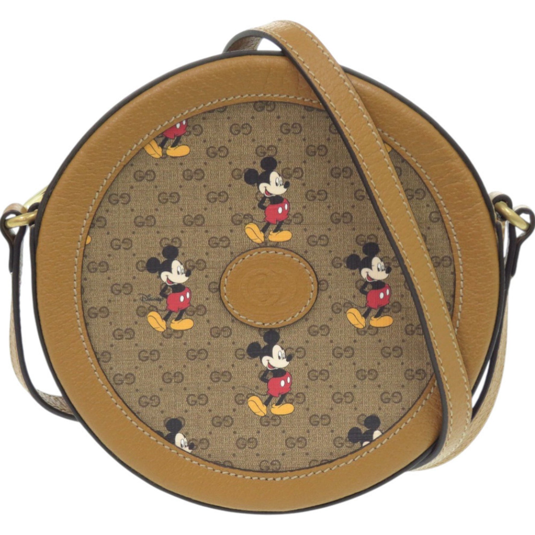 Like new Gucci x Disney Mickey Mouse GG Supreme Shoulder Bag 1059
