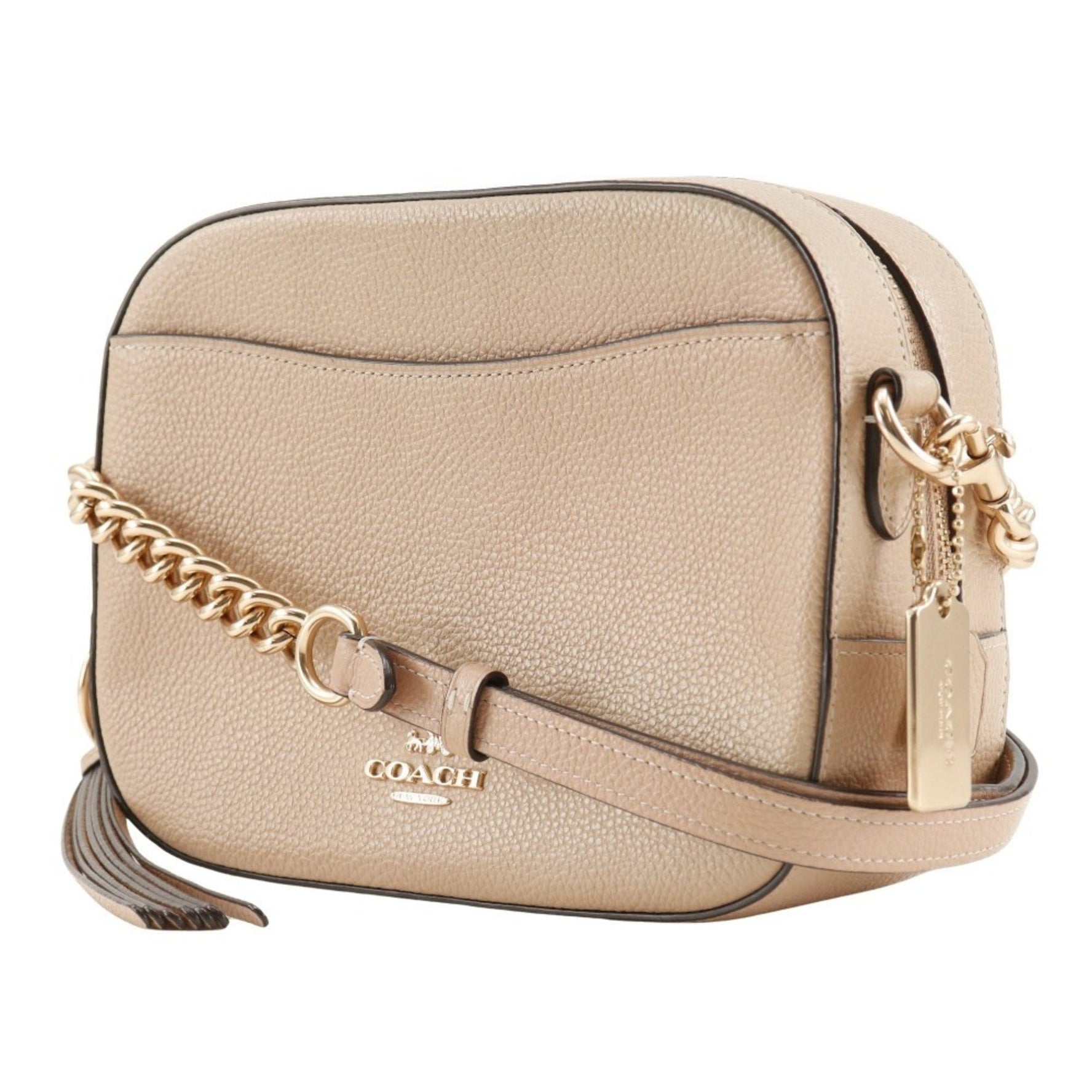 Coach Shoulder Bag Leather Camera