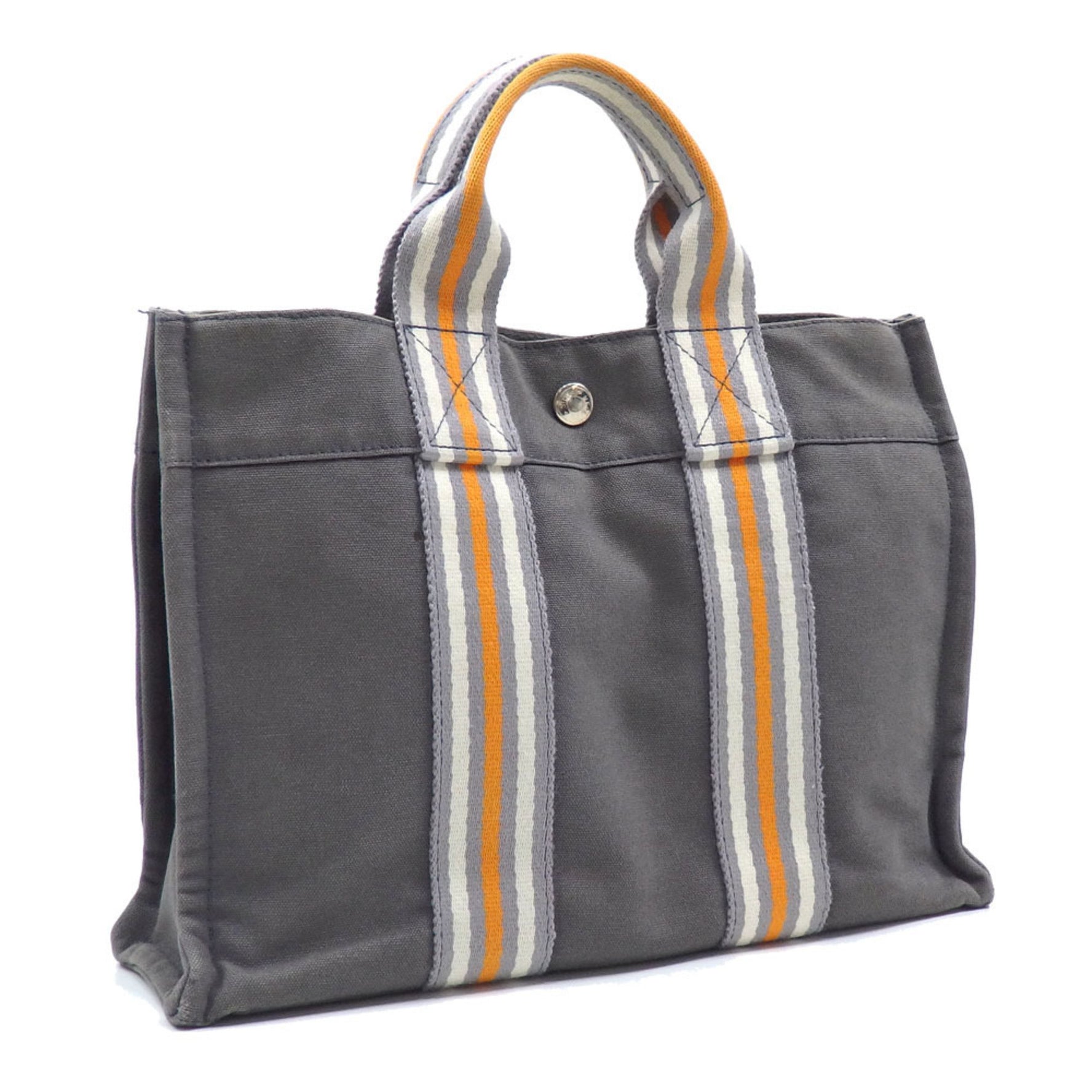 Hermes Hermès Foule Tote PM Bag, Canvas, Ginza Exclusive