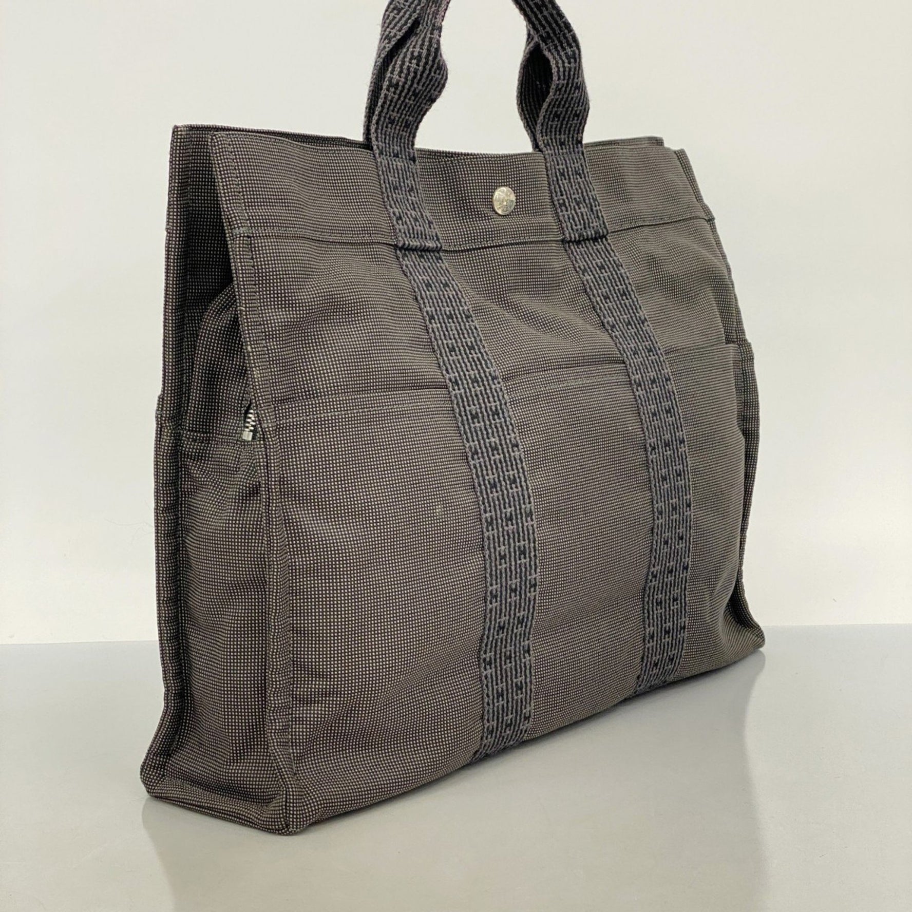 Hermes Hermès Air Line MM Tote Bag, Canvas, Men's and
