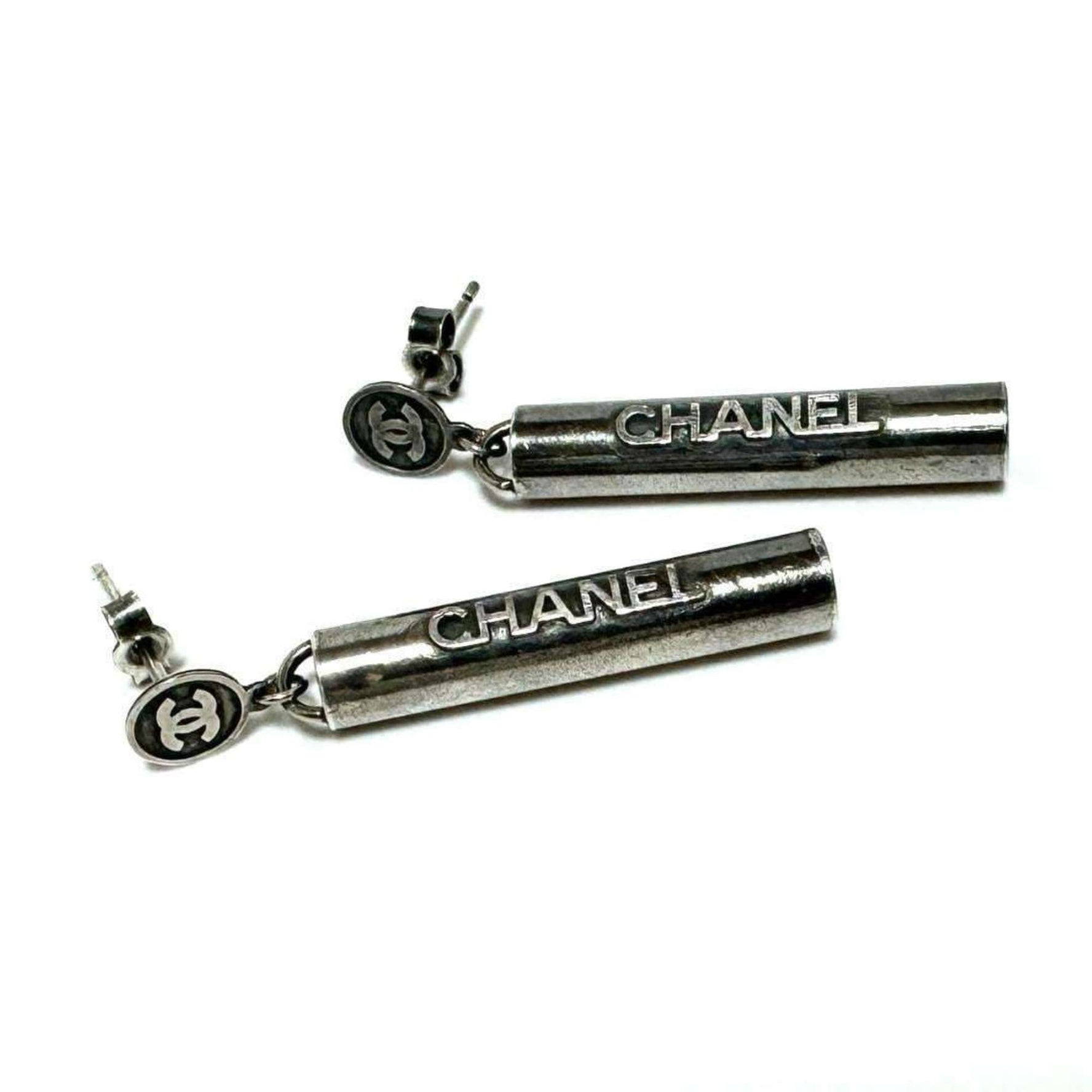 CHANEL Drop Stud Earrings