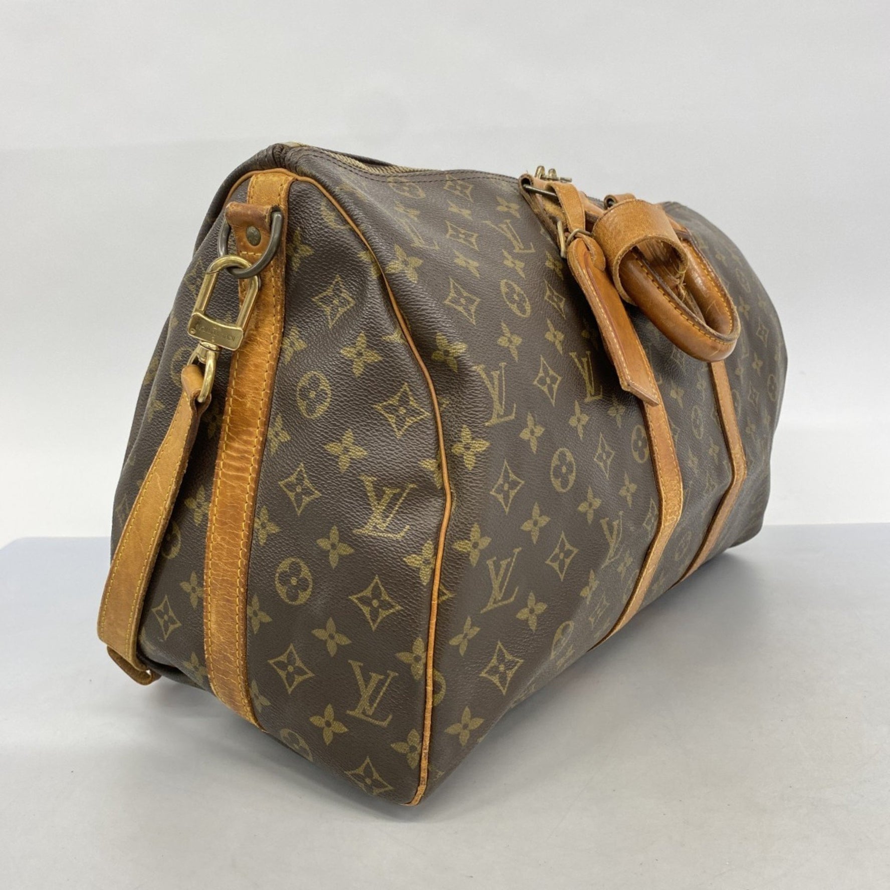 Louis Vuitton Monogram Keepall Bandouliere 45 Boston Bag Men's and