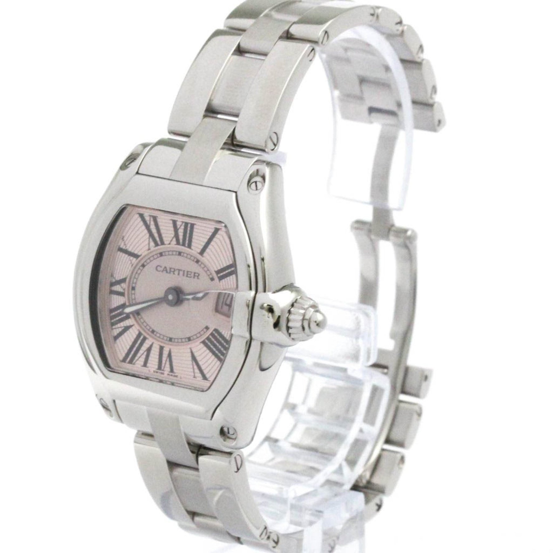 CARTIER Roadstar SM Steel Quartz Ladies Watch Polished