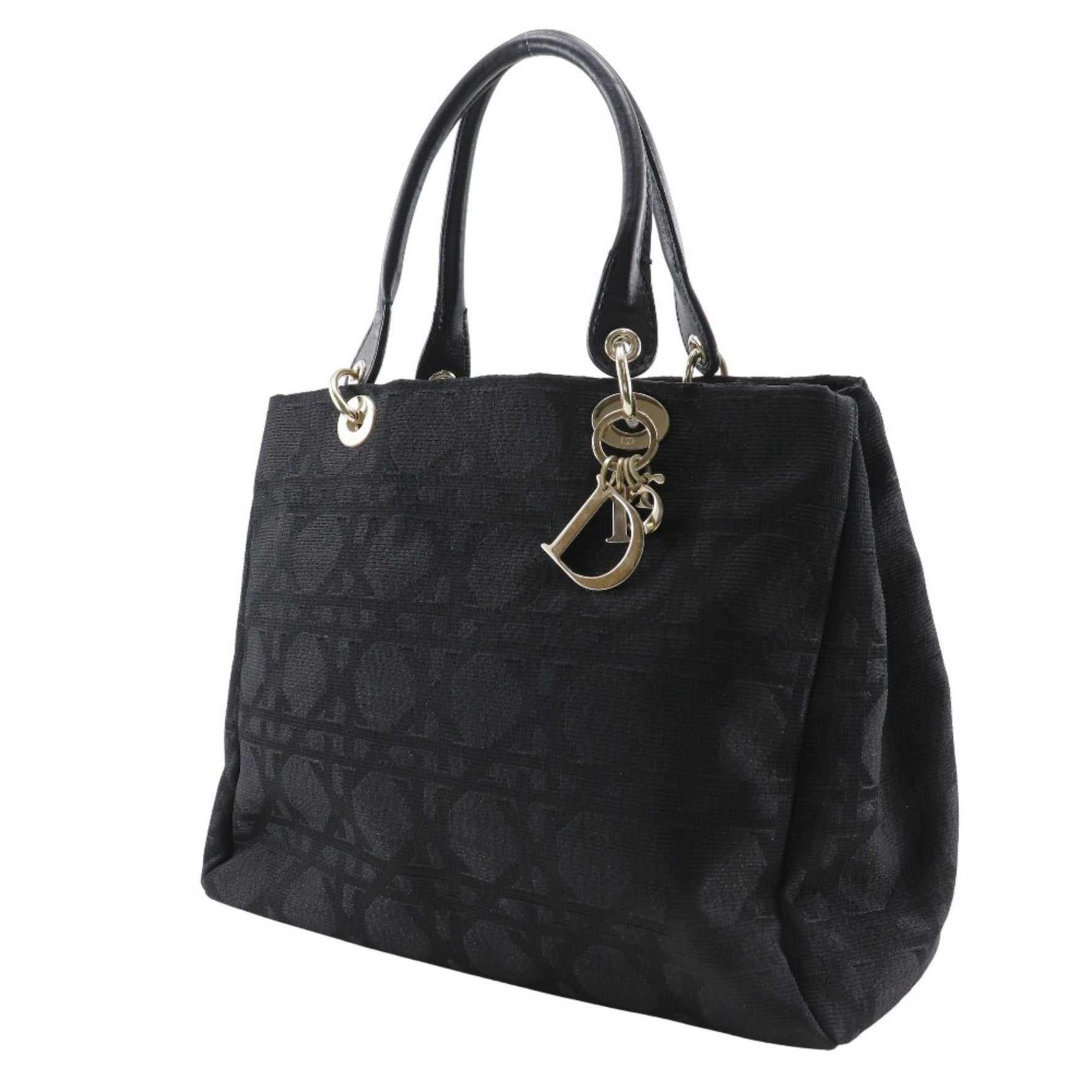 Christian Dior Canage Tote Bag Nylon Canvas