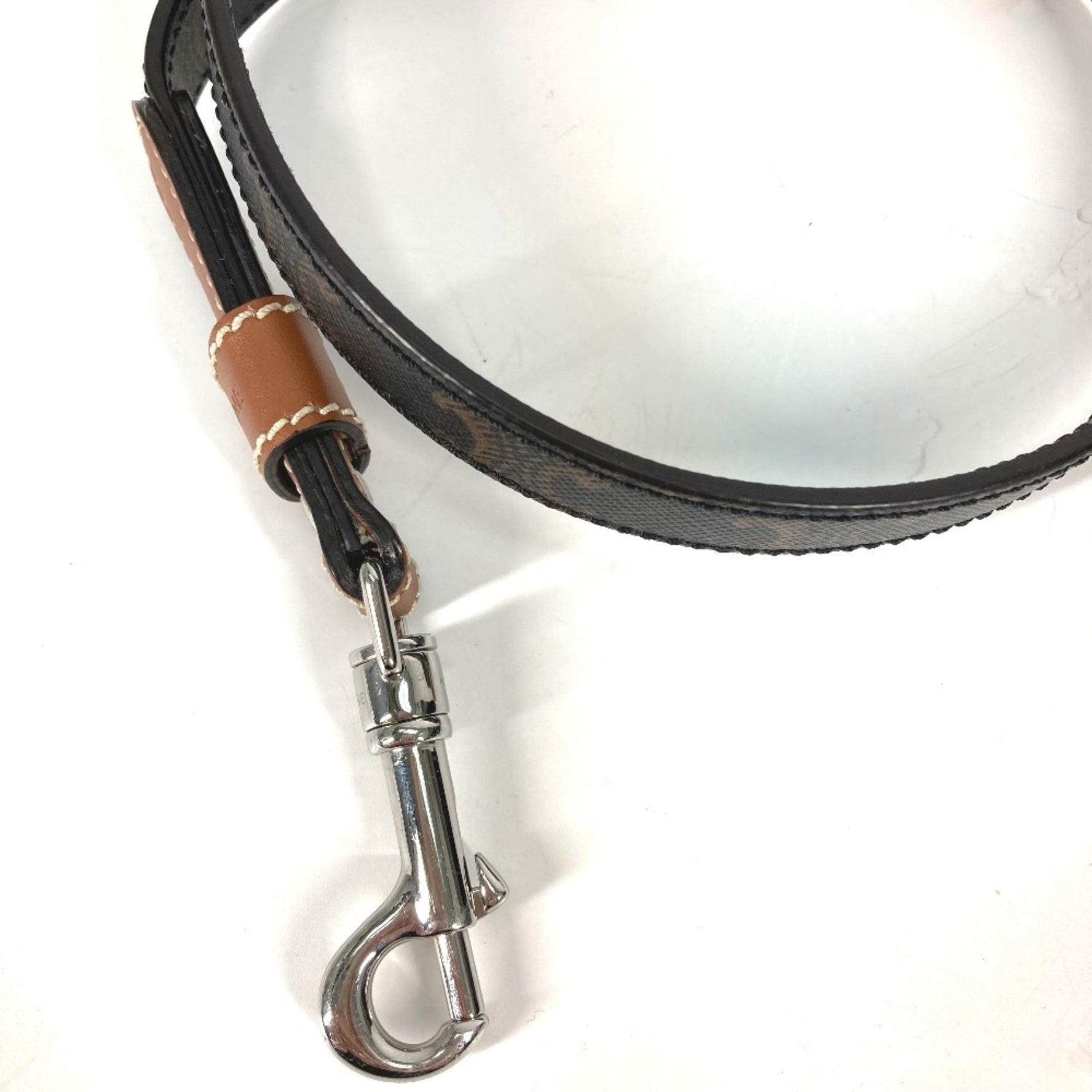 CELINE Triomphe dog pet dog Lead Tan