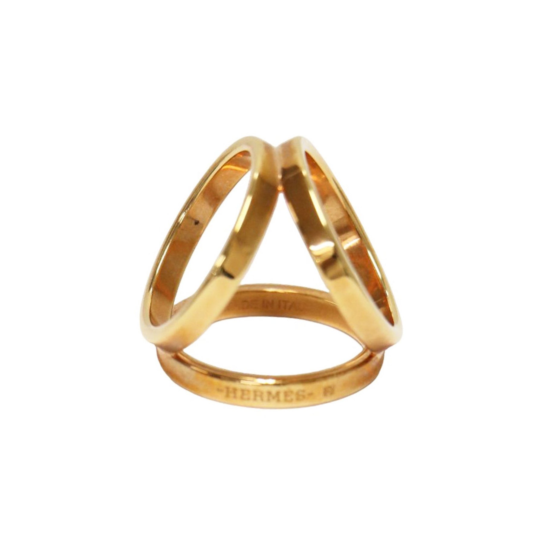 HERMES scarf ring 90 trio clasp