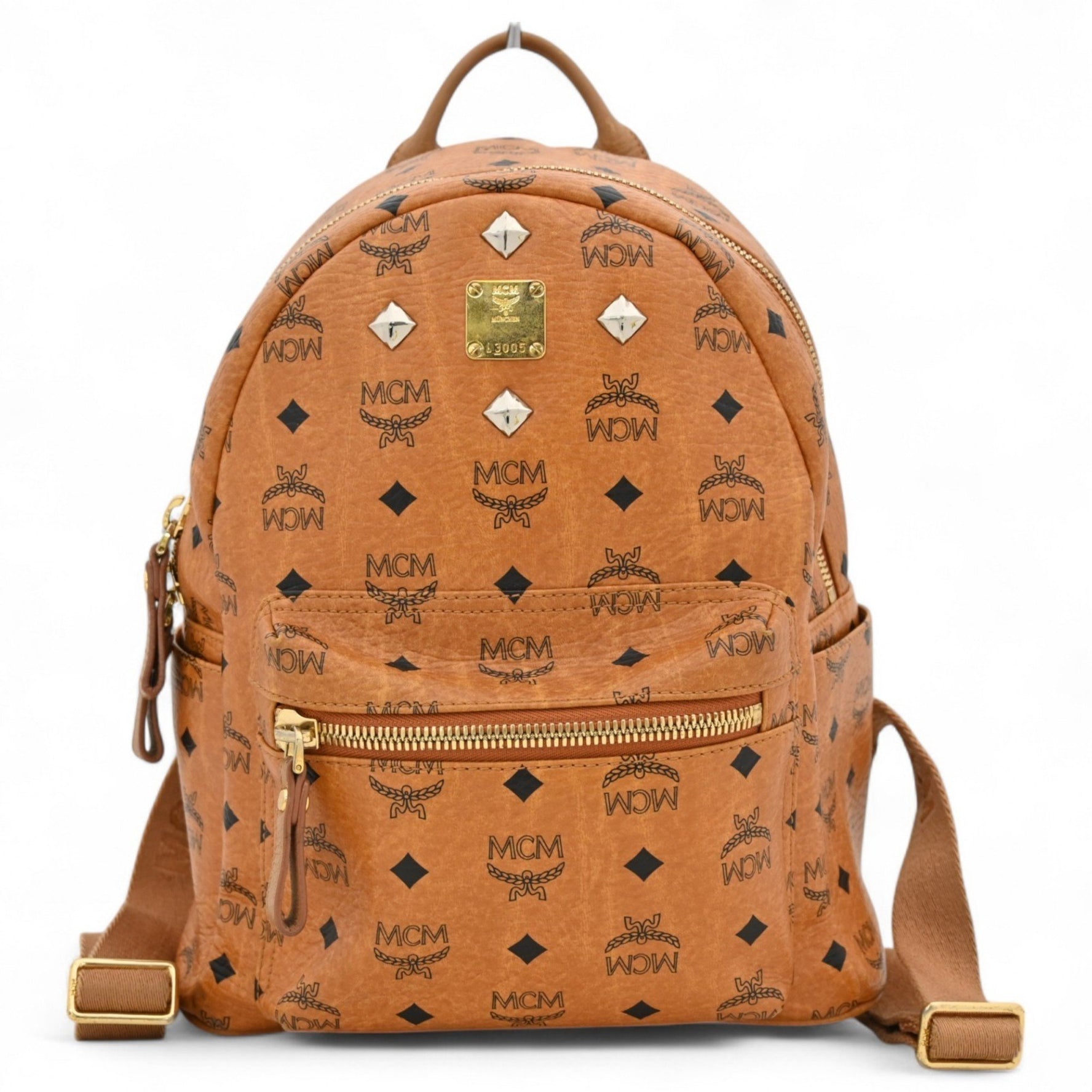 MCM Visetos Backpack with Side Studs