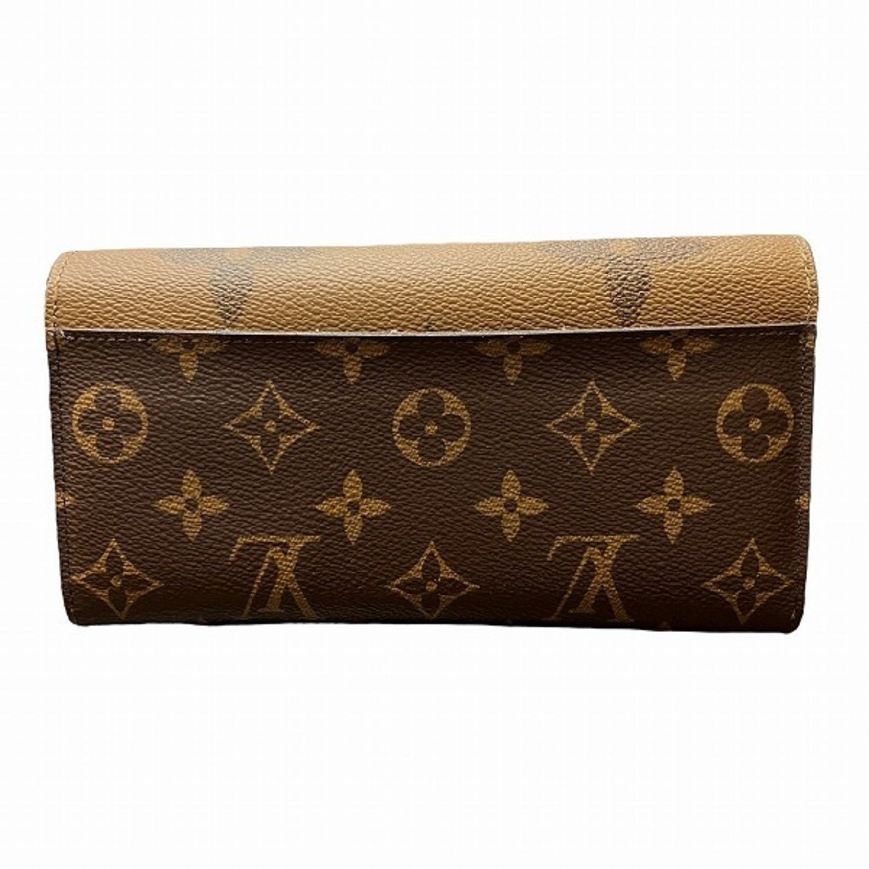 Louis Vuitton Monogram Giant Portefeuille Sarah Long Wallet Bi-fold Men's